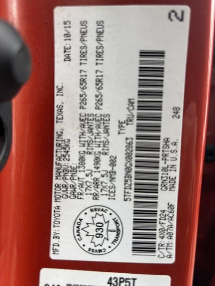 2016 Toyota Tacoma 4WD Double Cab V6 Auto TRD Sport - Photo #25