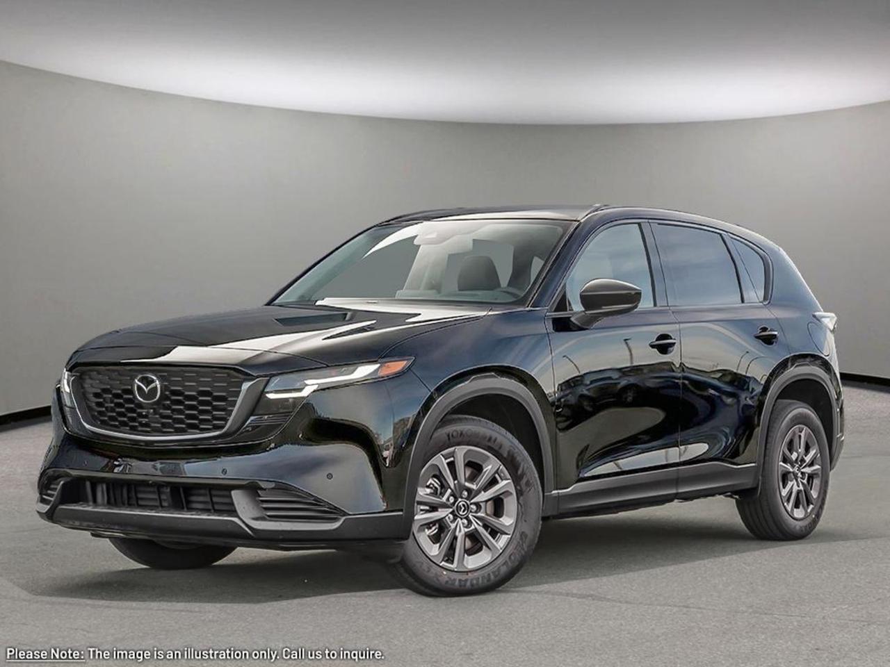 Experience sophisticated versatility with the 2026 Mazda CX-5 GX AWD in sleek Black. Powered by a responsive 2.5L SKYACTIV-G engine paired with a smooth 6-speed automatic transmission, it delivers confident all-weather traction through its automatic full-time AWD system. Inside, enjoy heated front seats, premium cloth upholstery, and an expansive 12.9 touchscreen with integrated navigation and voice controls for seamless connectivity. Safety is paramount with advanced features like lane departure prevention, active blind spot monitoring, and forward collision mitigation. With spacious cargo, refined ride quality, and modern tech, the CX-5 GX AWD is your perfect companion for city drives and weekend getaways alike. Test drive yours today at Go Mazda!Go Mazda is an AMVIC licensed business