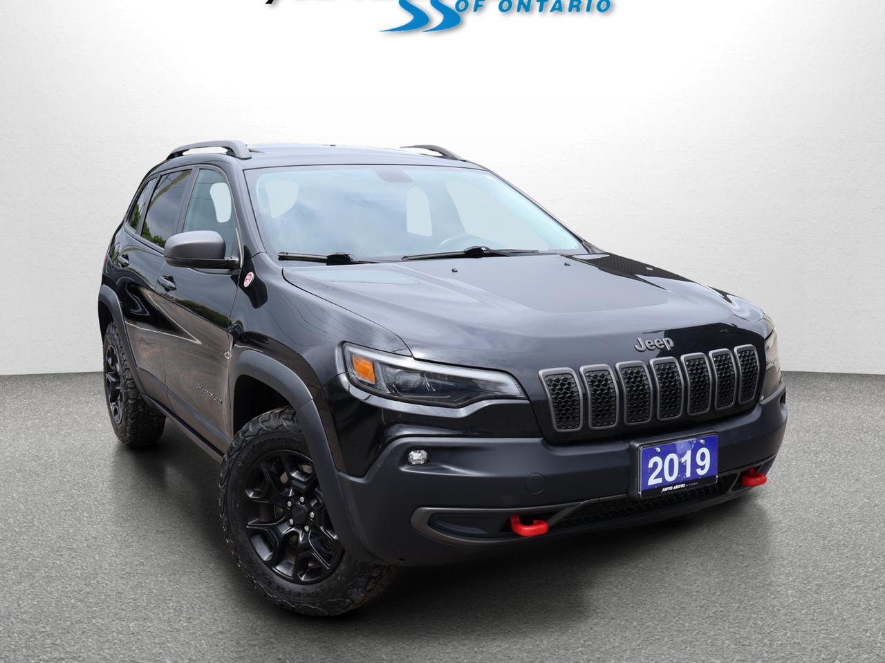 Used 2019 Jeep Cherokee V6 TRAILHAWK ELITE 4WD CERTIFIED *22 SERVICE RECORDS* CAMERA NAV BLUETOOTH LEATHER HEATED SEATS PANO ROOF CRUISE ALLOYS for sale in Burlington, ON