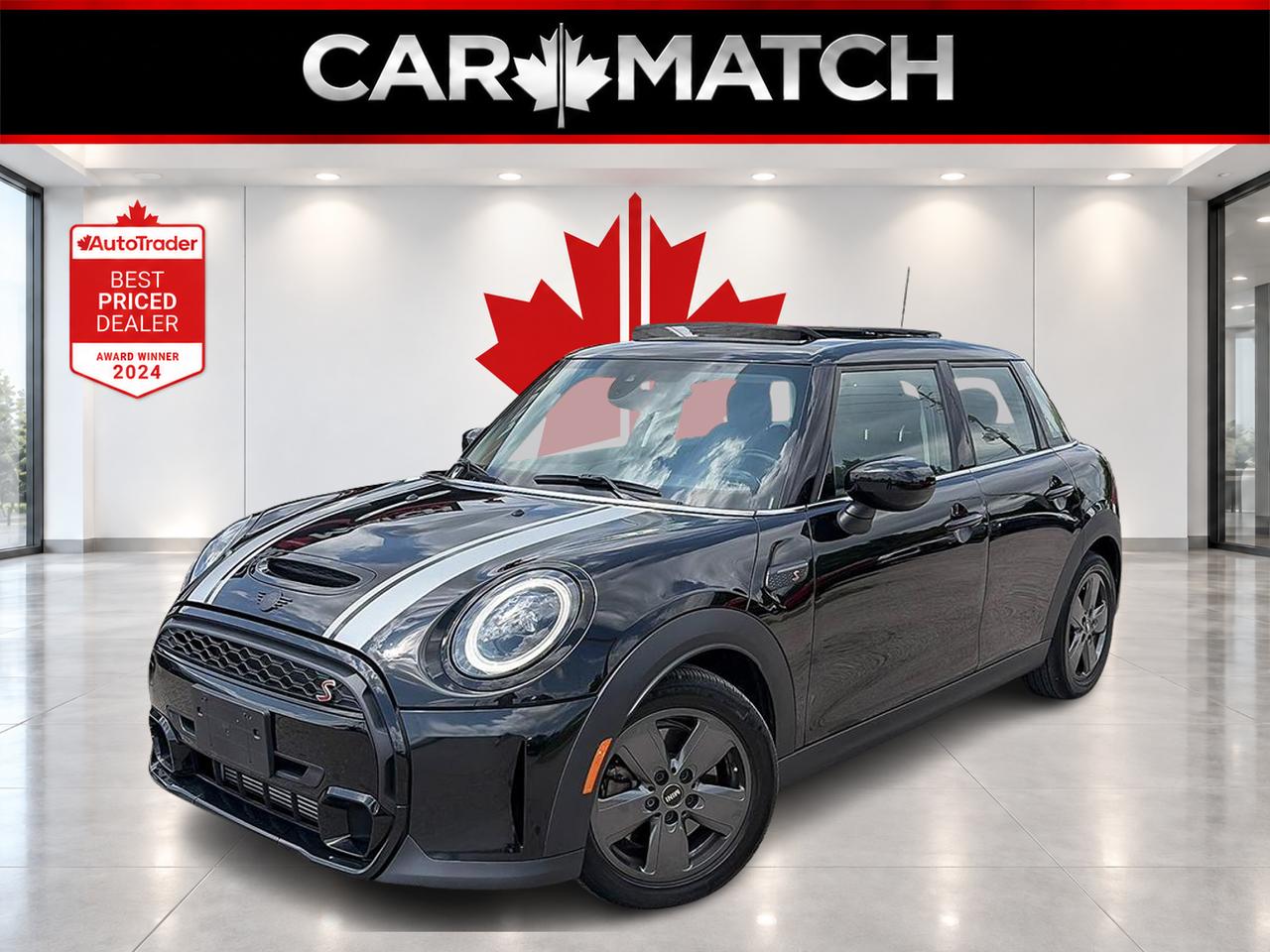 Black 2022 MINI Cooper Hatchback Front-Wheel Drive Automatic