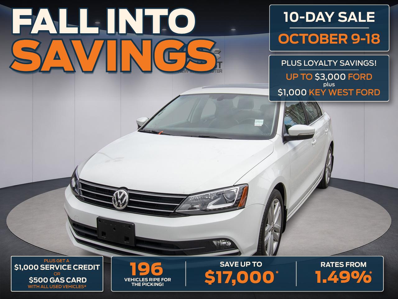 White 2017 Volkswagen Jetta Sedan Automatic
