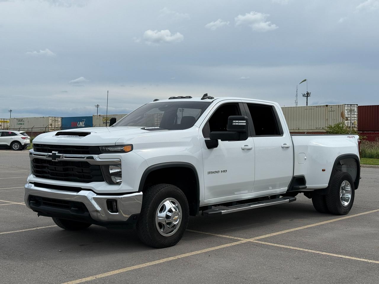 <h3>Price for ONLY: $69,750 + applicable fees and HST<br><br>2024 Chevrolet Silverado 3500HD LT Dually | 4WD Crew Cab 8 Box</h3><p><strong>6.6L Duramax Turbo Diesel V8 Engine (Diesel) | Automatic Transmission | Four-Wheel Drive (4x4)</strong><br>🧾 <strong>Clean Title</strong> | 💎 <strong>Excellent Condition</strong></p><hr><h3>⭐ Key Features:</h3><ul><li><p>102,000 KM</p></li><li><p>Dual Rear Wheel (Dually) Heavy-Duty Towing Capability</p></li><li><p>Factory Trailer Tow Package with Integrated Trailer Brake Controller</p></li><li>13.4-Inch Touchscreen with Apple CarPlay & Android Auto</li><li><p>Remote Start & Push Button Start</p></li><li><p>Heated Front Seats & Heated Steering Wheel</p></li></ul><hr><h3>🛡️ Safety Features:</h3><ul><li>Forward Collision Alert with Automatic Emergency Braking</li><li><p>Lane Departure Warning</p></li><li>Blind Zone Steering Assist with Trailer Coverage</li></ul><hr><p>📄 <strong>Carfax & AutoCheck Reports Available</strong><br>🛡️ <strong>Extended Warranty Packages Available at an Extra Cost</strong><br>💰 <strong>Financing Options for All Credit Types</strong></p><hr><h3>📌 Match Motors Terms, Conditions & Disclaimers</h3><p>Welcome to <strong>Match Motors</strong>, your trusted source for quality pre-owned vehicles in <strong>North York</strong> and across the <strong>Greater Toronto Area (GTA)</strong>.</p><p>We are a proud member of the <strong>Used Car Dealers Association of Ontario (UCDA)</strong> and a <strong>registered dealer with OMVIC</strong> &mdash; committed to transparency, quality, and exceptional customer service.</p><p>Every vehicle includes a <strong>CARFAX</strong> and <strong>AutoCheck</strong> history report, with <strong>no hidden fees</strong>.</p><hr><h3>🔧 Certification & Safety</h3><p>In accordance with OMVIC regulations, please be advised that the vehicle being offered is <strong>not currently certified, e-tested, or drivable</strong>.</p><ul><li><p>Certification is available for an additional fee&nbsp;of <strong>$895</strong></p></li><li><p>Some vehicles may be sold in <strong>non-certified condition only</strong>.</p></li></ul><hr><h3>💸 Financing Options</h3><p>We offer <strong>financing solutions for all credit types</strong> &ndash; good credit, bad credit, or no credit.</p><ul><li><p>Rates start at <strong>6.99% (O.A.C.)</strong></p></li><li><p><strong>Finance fees</strong> and <strong>bank-required fees</strong> are <strong>not included</strong></p></li></ul><hr><h3>💰 Pricing & Images</h3><ul><li><p>Prices <strong>do not include</strong> HST, safety fee, finance fee, or licensing fees (<strong>TBD</strong>).</p></li><li><p>Images may be <strong>generic</strong> if a vehicle is currently in transport.</p></li><li><p>While we strive for accuracy, <strong>Match Motors is not responsible</strong> for listing errors, omissions, or typographical mistakes.</p></li></ul><p>👉 We encourage all customers to <strong>contact us directly to verify</strong> vehicle details.</p><hr><h3>🛡️ Warranty Coverage</h3><p>We work with <strong>all major warranty providers</strong>.</p><ul><li><p><strong>Extended warranty packages available</strong> at additional cost</p></li><li><p>Flexible options tailored to your needs</p></li></ul><hr><h3>🚗 Vehicle Selection</h3><p>We carry a wide selection of cars, trucks, SUVs, and cargo vans from brands including:<br><strong>Acura, Audi, BMW, Chevrolet, Dodge, Ford, GMC, Honda, Hyundai, Jeep, Land Rover, Lexus, Mercedes-Benz, Nissan, Porsche, RAM, Range Rover, Toyota, Volkswagen</strong>, and more.</p><hr><h3>🌐 Areas We Serve</h3><p>Proudly serving customers from:<br><strong>North York, Toronto, Mississauga, Vaughan, Richmond Hill, Scarborough, Brampton, Ottawa, Kitchener, London</strong>, and all across <strong>Ontario</strong> and surrounding regions.</p><hr><h3>📞 Contact Match Motors Today</h3><p>Book a <strong>viewing</strong> or get more information.<br>🚗 <strong>All vehicles are sold as seen and equipped.</strong></p>