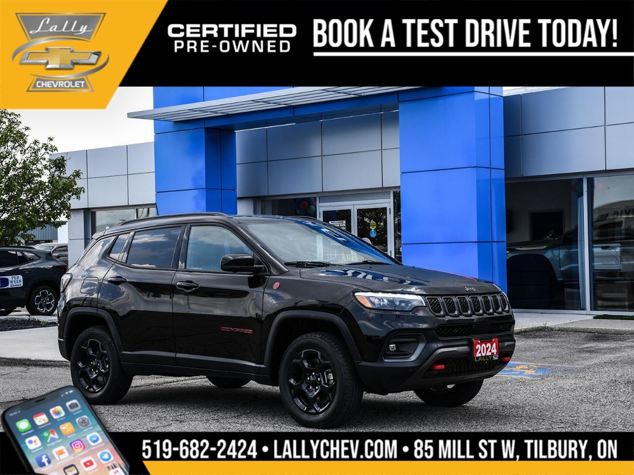 Used 2024 Jeep Compass Trailhawk for sale in Tilbury, ON