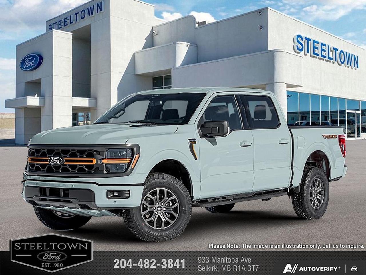 <b>Off-Road Package,  Heated Seats,  Climate Control,  Aluminum Wheels,  Running Boards!</b><br> <br> We value your TIME, we wont waste it or your gas is on us!   We offer extended test drives and if you cant make it out to us we will come straight to you!<br> <br>The 2026 Ford F-150 offers remarkable versatility and resiliency to support both demanding work and weekend adventures.<br> <br>The 2026 Ford F-150 combines proven leadership in toughness with smart innovation to deliver a truck built for real-world demands. Inside, the cabin features refined materials, intuitive tech and comfortable seating to support both driver and passengers on every journey. With its strong presence, flexible design and Fords legacy of dependability, the F-150 is ready for whatever work or play you throw its way.<br> <br>This Avalanche Crew Cab 4X4 pickup has an Automatic transmission and is powered by a 382HP 3.5L V6 Cylinder Engine. <br> <br> Our F-150s trim level is Tremor. Engineered for relentless off-road capability, this rugged truck features an advanced off-road suspension, three protective skid plates, heavy-duty front and rear tow hooks, functional running boards, and striking dark matte finish alloy wheels wrapped in all-terrain tires. Inside, the adventure-ready cabin offers heated unique sport cloth front seats with power lumbar support, integrated upfitter switches for aftermarket accessories, power adjustable pedals, and a leatherette steering wheel. Premium comfort and tech surround you thanks to voice-activated dual-zone automatic air conditioning, keyfob remote start, and a powerful eight-speaker B&O sound system by Bang & Olufsen tied to a 12-inch SYNC 4 display with connected navigation and wireless smartphone integration. You can explore unmapped terrain or cruise the highway with ultimate confidence provided by a full aerial view camera system, BlueCruise driving technology, adaptive cruise control with stop-and-go, and a comprehensive forward and reverse sensing system. This vehicle has been upgraded with the following features: Off-Road Package, Heated Seats, Climate Control, Aluminum Wheels, Running Boards, Remote Start, SYNC.<br><br> View the original window sticker for this vehicle with this url <b><a href=http://www.windowsticker.forddirect.com/windowsticker.pdf?vin=1FTFW4L8XTFB49969 target=_blank>http://www.windowsticker.forddirect.com/windowsticker.pdf?vin=1FTFW4L8XTFB49969</a></b>.<br> <br>To apply right now for financing use this link: <a href=http://www.steeltownford.com/?https://CreditOnline.dealertrack.ca/Web/Default.aspx?Token=bf62ebad-31a4-49e3-93be-9b163c26b54c&La target=_blank>http://www.steeltownford.com/?https://CreditOnline.dealertrack.ca/Web/Default.aspx?Token=bf62ebad-31a4-49e3-93be-9b163c26b54c&La</a><br> <br/>Total rebate of $2500 is reflected in the price. 3.99% financing for 84 months. Incentives expire 2026-08-31. See dealer for details. <br><br>Family owned and operated in Selkirk for 35 Years.  <br>Steeltown Ford is located just 20 minutes North of the Perimeter Hwy, with an onsite banking center that offers free consultations. <br>Ask about our special dealer rates available through all major banks and credit unions.<br>Dealer retains all rebates, plus taxes, govt fees and Steeltown Protect Plus.<br>Steeltown Ford Protect Plus includes:<br>- Life Time Tire Warranty <br>Dealer Permit # 1039<br><br><br> Come by and check out our fleet of 100+ used cars and trucks and 240+ new cars and trucks for sale in Selkirk.  o~o