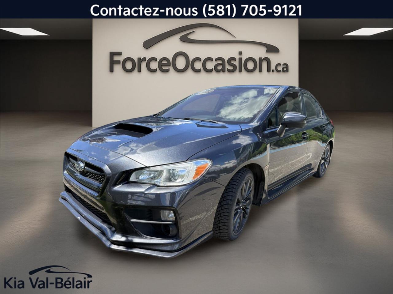 Used 2017 Subaru WRX MANUELLE * AWD * 268HP * CAMÉRA * CARPLAY * SIÈGES CHAUFF * for sale in Québec, QC
