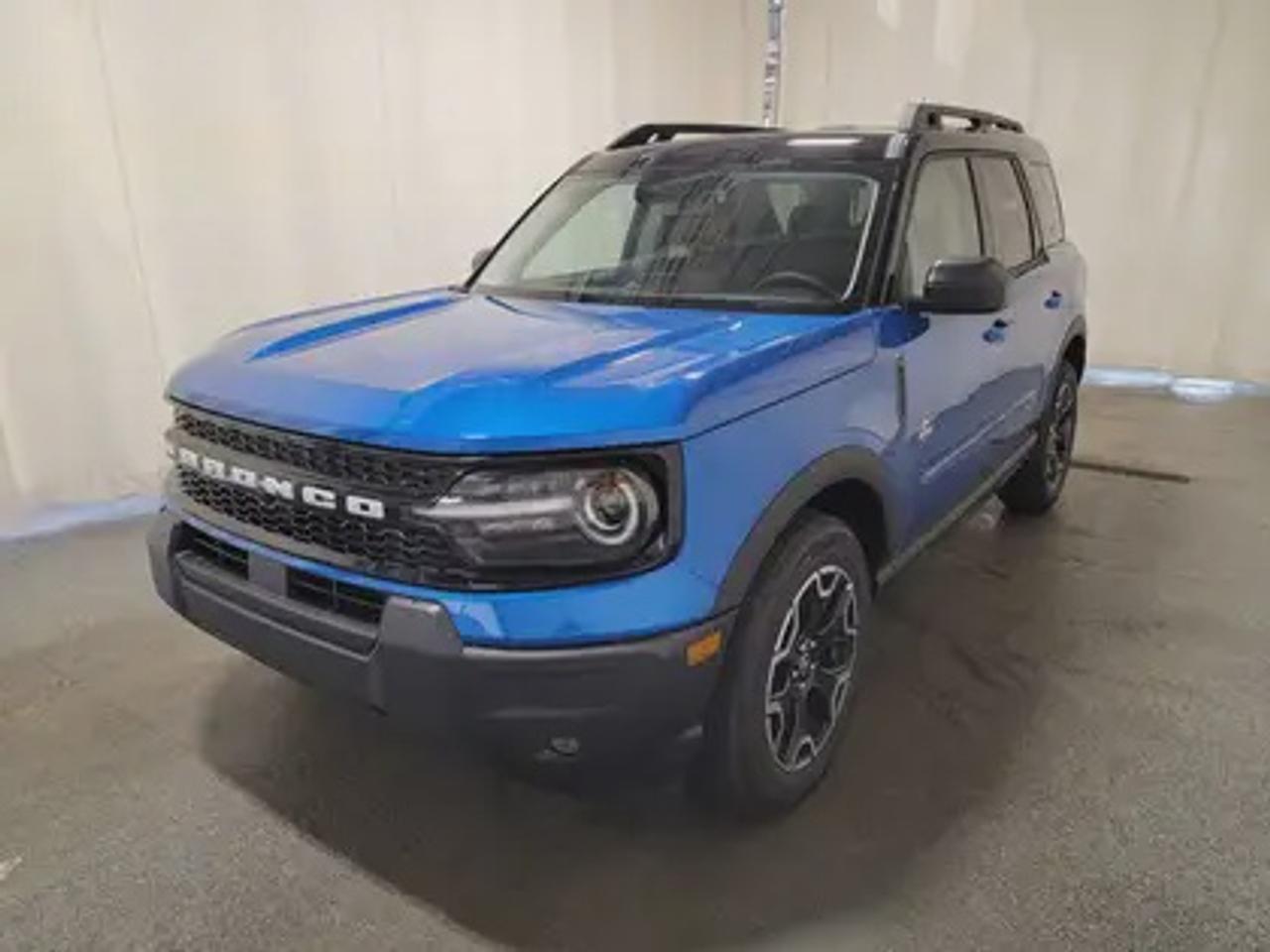 This all-new 2026 Ford Bronco Sport Outer Banks 300A shines in Velocity Blue. This 5-passenger compact SUV is powered by the 1.5L EcoBoost® engine, delivering 181 horsepower and 190 lb-ft of torque. With an 8-speed automatic transmission and Auto Start-Stop Technology, it offers a smooth yet efficient drive, ideal for city commutes or highway adventures.

Key Features:
Premium-Trimmed Sport Heated Front Seats
Premium-Wrapped Heated Steering Wheel
Rear Parking Sensors
Memory Drivers Seat 
6-Way Power Passenger Seat
Push-Button Start
SYNC® 4 with a 13.2-inch Center Display, Wireless Apple CarPlay® and Android Auto
18 Machined-Face Ebony Black-Painted Aluminum Wheels
Dual-Zone Temperature Control
Terrain Management System Electronic Automatic  with 5 G.O.A.T. Modes (Normal, ECO, Sport, Slippery, Off-Road)
LED Headlights, Fog Lights, and Signature Lights
FordPass® Connect with Remote Start
Engine Block Heater

This vehicle comes with the All-Weather Packageready to take on any season! Snow, rain, mud, or sunshinethis vehicle is built for it all! The All-Weather Package adds extra protection where it matters most, with premium mud flaps to shield your paint from road debris, all-weather floor mats to protect your interior from lifes messes, and Xpel paint protection to help guard against those infuriating rock chips. Drive with confidence, knowing your investment is protected from Reginas elements.

Bennett Dunlop Ford, proudly serving Regina for over 40 years, is conveniently located at 770 Broad Street. With over 3,500 Google reviews, our reputation reflects our commitment to providing a fast, easy, and enjoyable vehicle-buying experience. We eliminate the hassle with no admin or documentation fees, transparent upfront pricing that lets you shop with total confidence. But were more than just a dealershipwere driven to make a difference by supporting local community initiatives and events that matter to you. Visit Bennett Dunlop Ford today and experience why were Reginas trusted choice for quality vehicles, exceptional service, and a genuine commitment to driving change in our community!