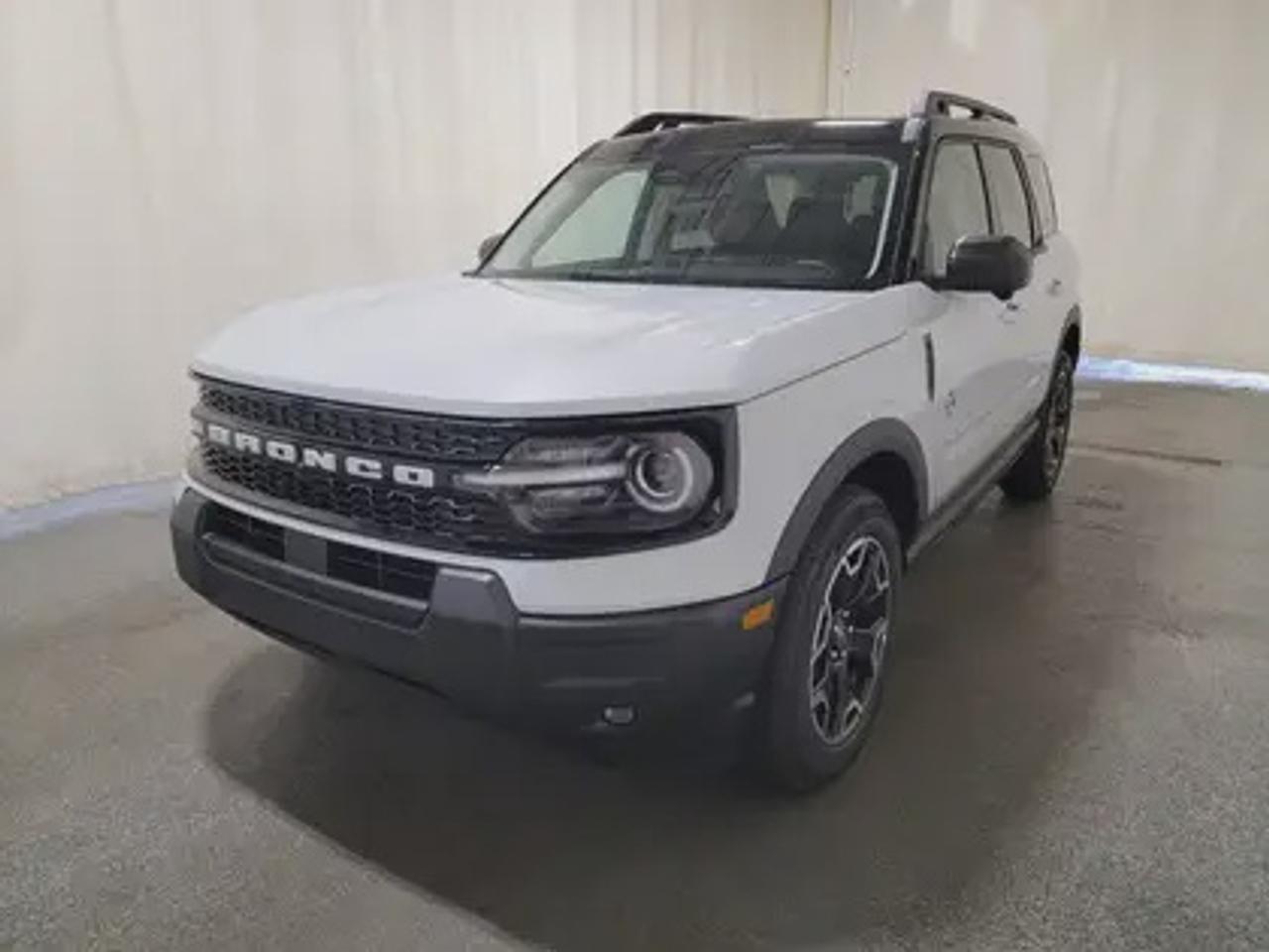 This all-new 2026 Ford Bronco Sport Outer Banks 300A shines in Space White Metallic. This 5-passenger compact SUV is powered by the 1.5L EcoBoost® engine, delivering 181 horsepower and 190 lb-ft of torque. With an 8-speed automatic transmission and Auto Start-Stop Technology, it offers a smooth yet efficient drive, ideal for city commutes or highway adventures.

Key Features:
Premium-Trimmed Sport Heated Front Seats
Premium-Wrapped Heated Steering Wheel
Rear Parking Sensors
Memory Drivers Seat 
6-Way Power Passenger Seat
Push-Button Start
SYNC® 4 with a 13.2-inch Center Display, Wireless Apple CarPlay® and Android Auto
18 Machined-Face Ebony Black-Painted Aluminum Wheels
Dual-Zone Temperature Control
Terrain Management System Electronic Automatic  with 5 G.O.A.T. Modes (Normal, ECO, Sport, Slippery, Off-Road)
LED Headlights, Fog Lights, and Signature Lights
FordPass® Connect with Remote Start
Power Moonroof
Outer banks Tech Package
Engine Block Heater

This vehicle comes with the All-Weather Packageready to take on any season! Snow, rain, mud, or sunshinethis vehicle is built for it all! The All-Weather Package adds extra protection where it matters most, with premium mud flaps to shield your paint from road debris, all-weather floor mats to protect your interior from lifes messes, and Xpel paint protection to help guard against those infuriating rock chips. Drive with confidence, knowing your investment is protected from Reginas elements.

Bennett Dunlop Ford, proudly serving Regina for over 40 years, is conveniently located at 770 Broad Street. With over 3,500 Google reviews, our reputation reflects our commitment to providing a fast, easy, and enjoyable vehicle-buying experience. We eliminate the hassle with no admin or documentation fees, transparent upfront pricing that lets you shop with total confidence. But were more than just a dealershipwere driven to make a difference by supporting local community initiatives and events that matter to you. Visit Bennett Dunlop Ford today and experience why were Reginas trusted choice for quality vehicles, exceptional service, and a genuine commitment to driving change in our community!