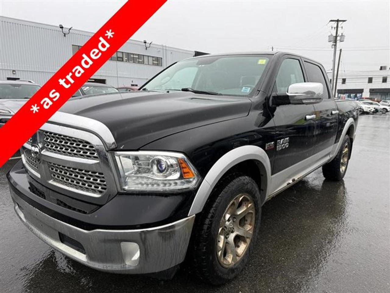 Recent Arrival! 2013 Ram 1500 Laramie *as traded*Black Clearcoat 2013 Ram 1500 Laramie *as traded* 4WD 8-Speed Automatic HEMI 5.7L V8 Multi Displacement VVTSteele Mitsubishi has the largest and most diverse selection of preowned vehicles in HRM. Buy with confidence, knowing we use fair market pricing guaranteeing the absolute best value in all of our pre owned inventory!Steele Auto Group is one of the most diversified group of automobile dealerships in Canada, with 60 dealerships selling 29 brands and an employee base of well over 2300. Sales are up over last year and our plan going forward is to expand further into Atlantic Canada and the United States furthering our commitment to our Canadian customers as well as welcoming our new customers in the USA.Reviews:* Supple ride and composed handling; eight-speed transmission; impressive base V6 engine; refined cabin; impressive tech features and controls. Source: Edmunds* If youve been searching for a rugged full-size truck that packs the latest in in-vehicle entertainment along with best-in-class fuel economy, the 2013 Ram 1500 should be at the top of your list. Source: KBB.comAwards:* Motor Trend Truck of the Year * Wards 10 Best Engines * NACTOY 2013 North American Truck of the Year