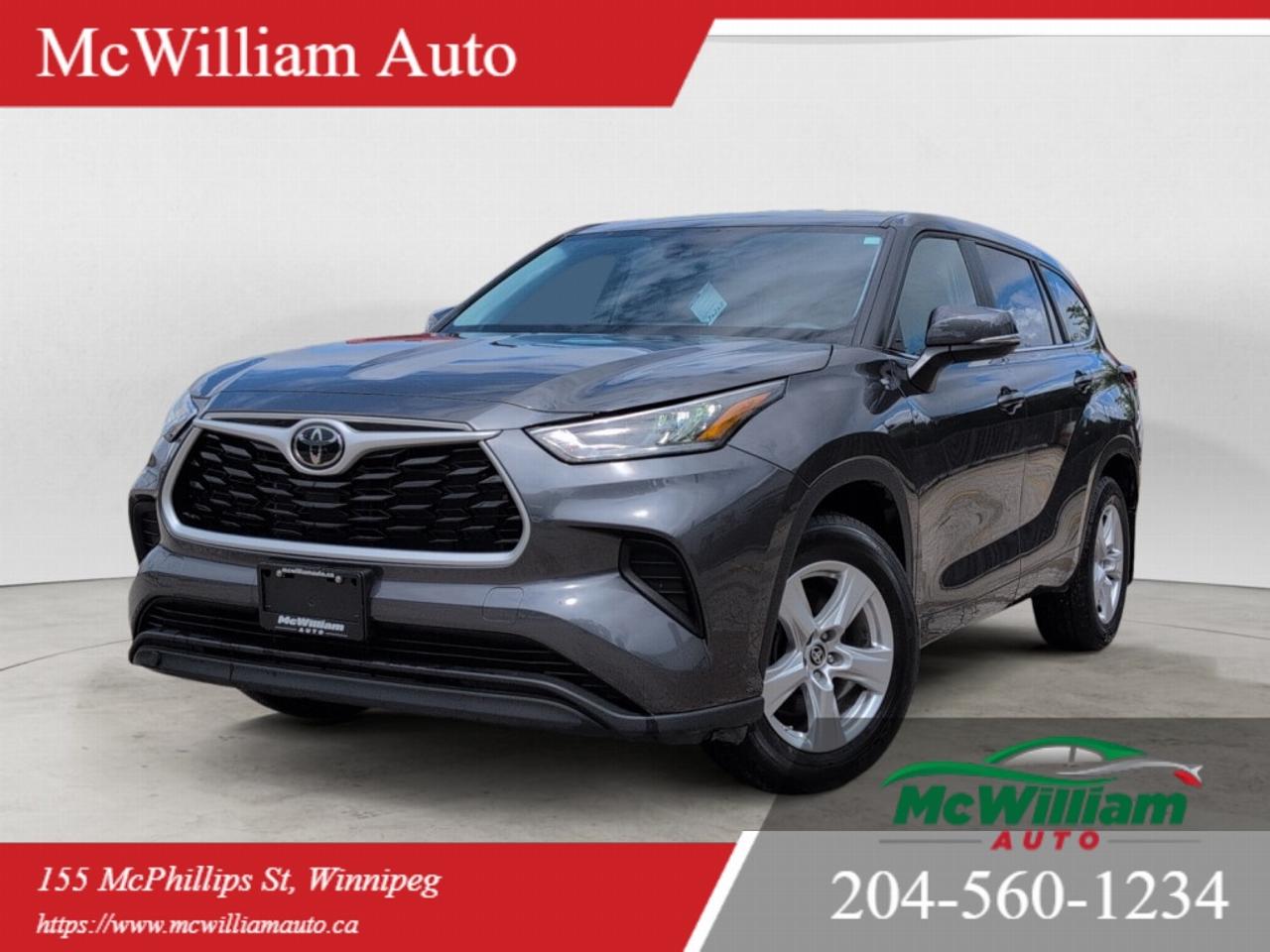 Used 2024 Toyota Highlander LE AWD l 10,000kms Only l HTD Seats l AppleCarplay & Android Auto l 2nd set of tire for sale in Winnipeg, MB