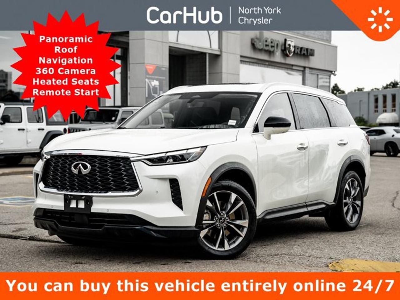 Used 2024 Infiniti QX60 LUXE AWD Panoroof Navi 360 Camera Heated Seats Remote Start for sale in Thornhill, ON