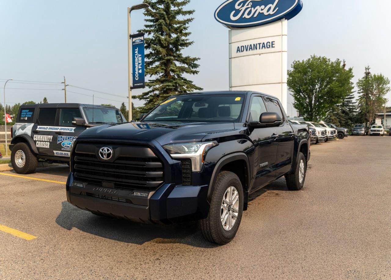 <p>Modern tech and a spacious crew cab meet solid V6 power and confident four-wheel drive. Built for long roads and early starts, this 2025 Tundra SR5 is comfortable on the highway, capable on back roads, and practical for hauling gear or getting work done.</p><p></p><p></p>