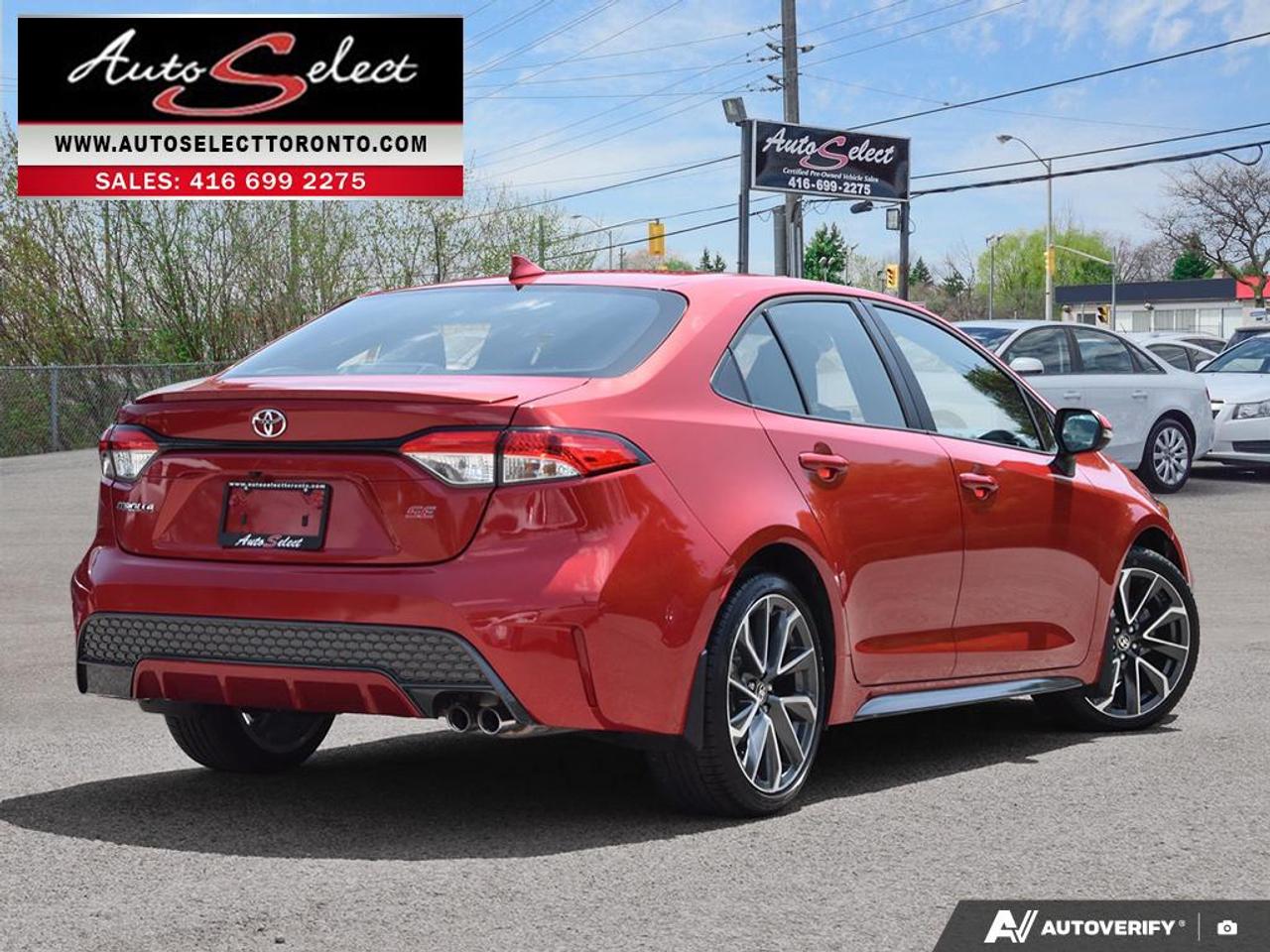 2021 Toyota Corolla SE Only 65KM - Apple Carplay - Sunroof - Backup Cam Photo