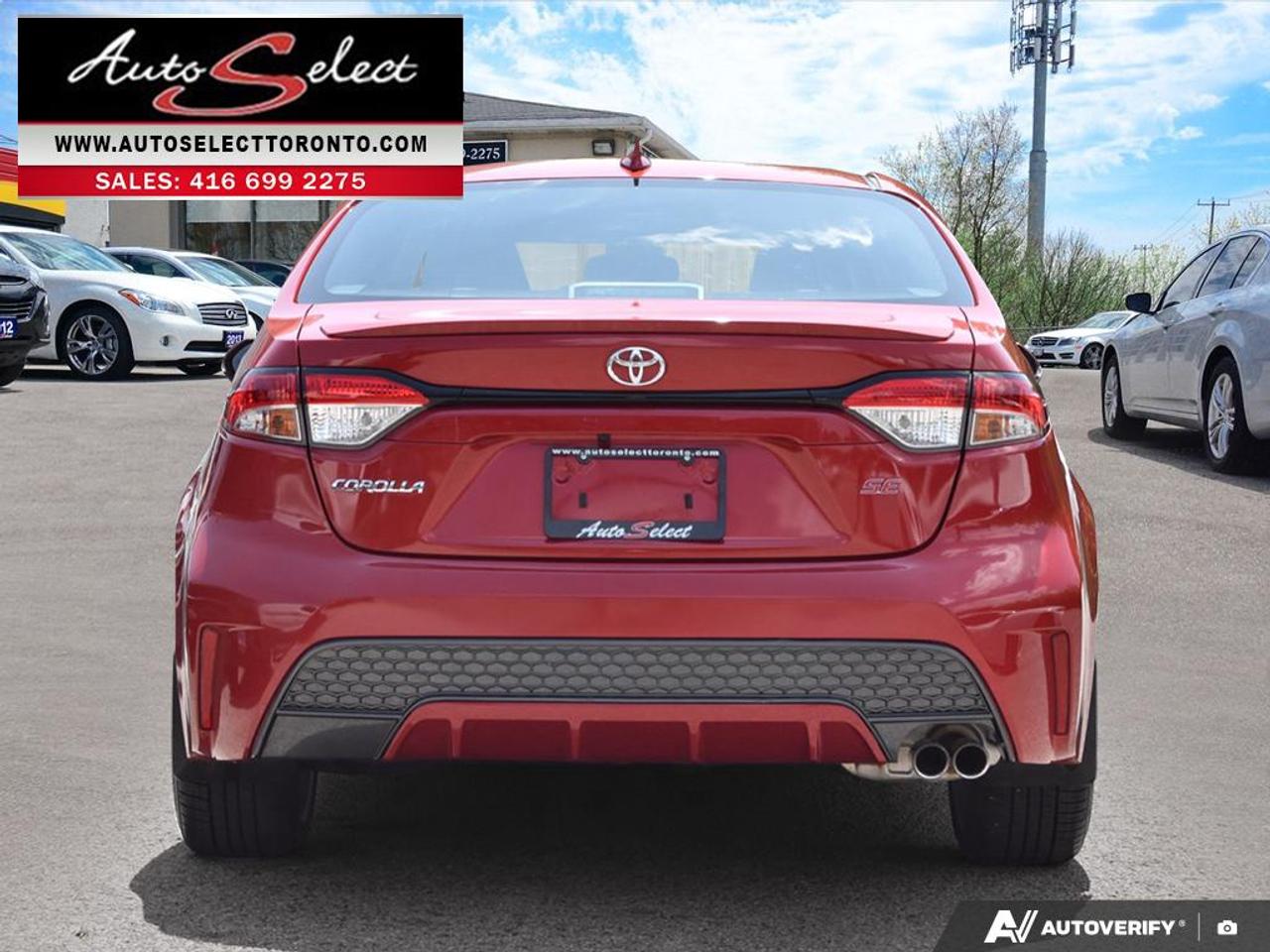 2021 Toyota Corolla SE Only 65KM - Apple Carplay - Sunroof - Backup Cam Photo