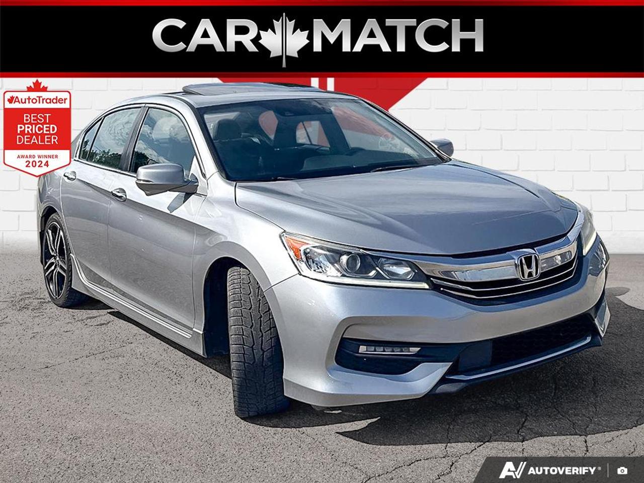2017 Honda Accord SPORT / NO ACCIDENTS / ROOF / HTD SEATS / PWR SEAT Photo