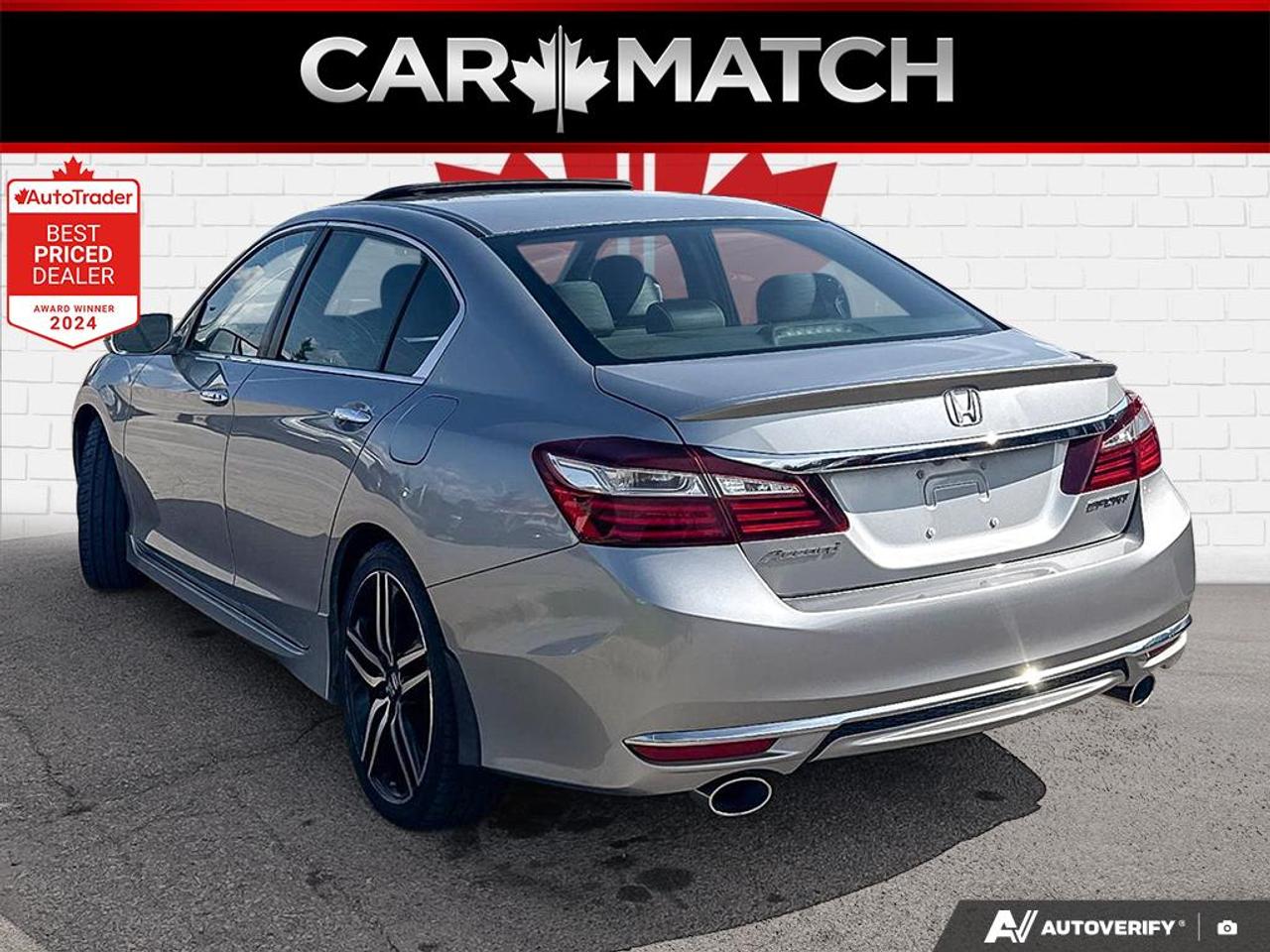 2017 Honda Accord SPORT / NO ACCIDENTS / ROOF / HTD SEATS / PWR SEAT Photo3