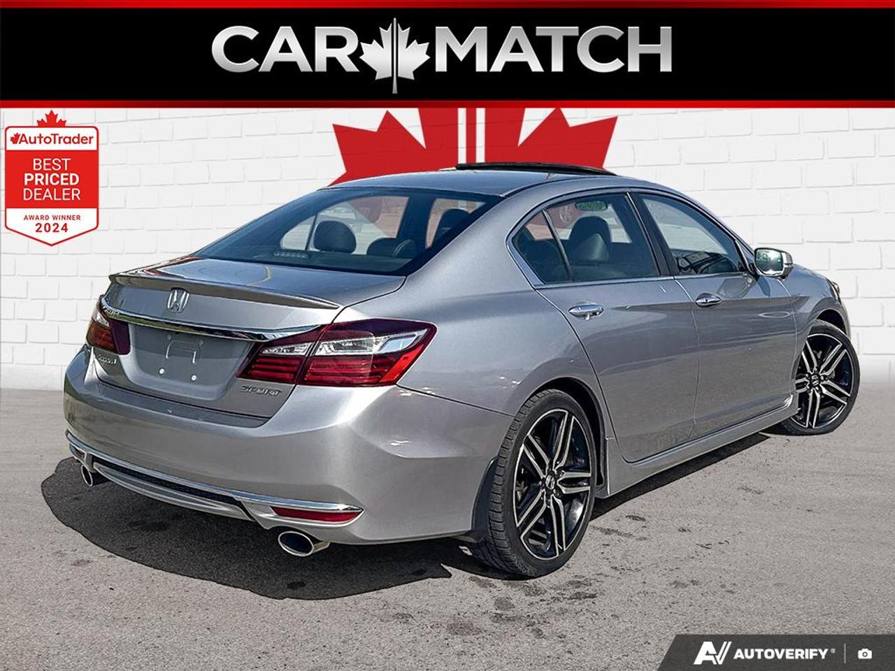 2017 Honda Accord SPORT / NO ACCIDENTS / ROOF / HTD SEATS / PWR SEAT Photo4