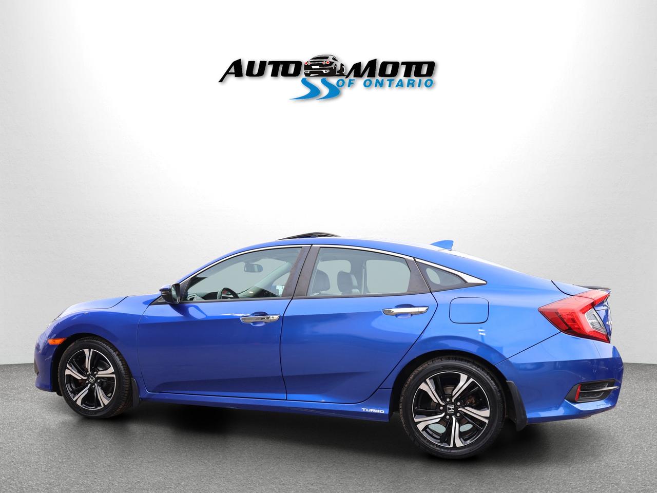 2018 Honda Civic TOURING CERTIFIED *HONDA MAINTAIN* NAV DUEL CAMERA SUNROOF HEATED LEATHER P.SENSORS ALLOYS BLUETOOTH CRUISE Photo