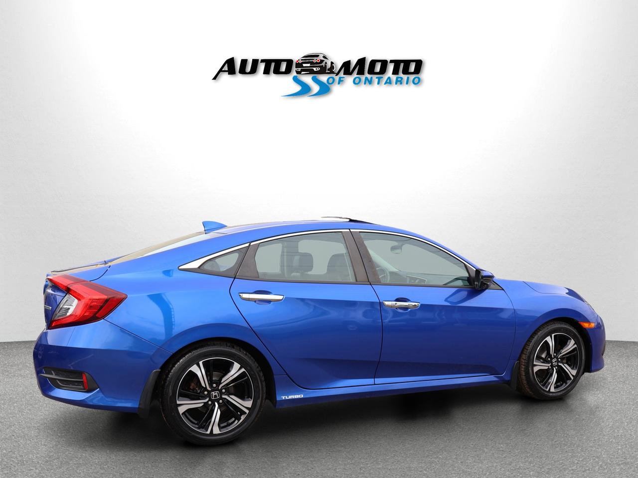 2018 Honda Civic TOURING CERTIFIED *HONDA MAINTAIN* NAV DUEL CAMERA SUNROOF HEATED LEATHER P.SENSORS ALLOYS BLUETOOTH CRUISE Photo