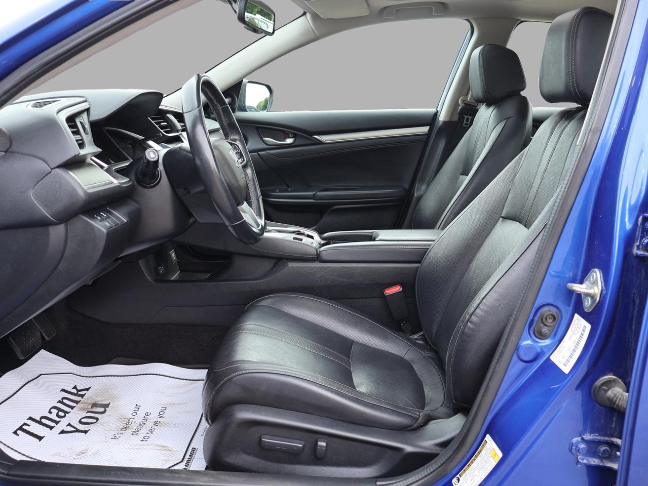 2018 Honda Civic TOURING CERTIFIED *HONDA MAINTAIN* NAV DUEL CAMERA SUNROOF HEATED LEATHER P.SENSORS ALLOYS BLUETOOTH CRUISE Photo