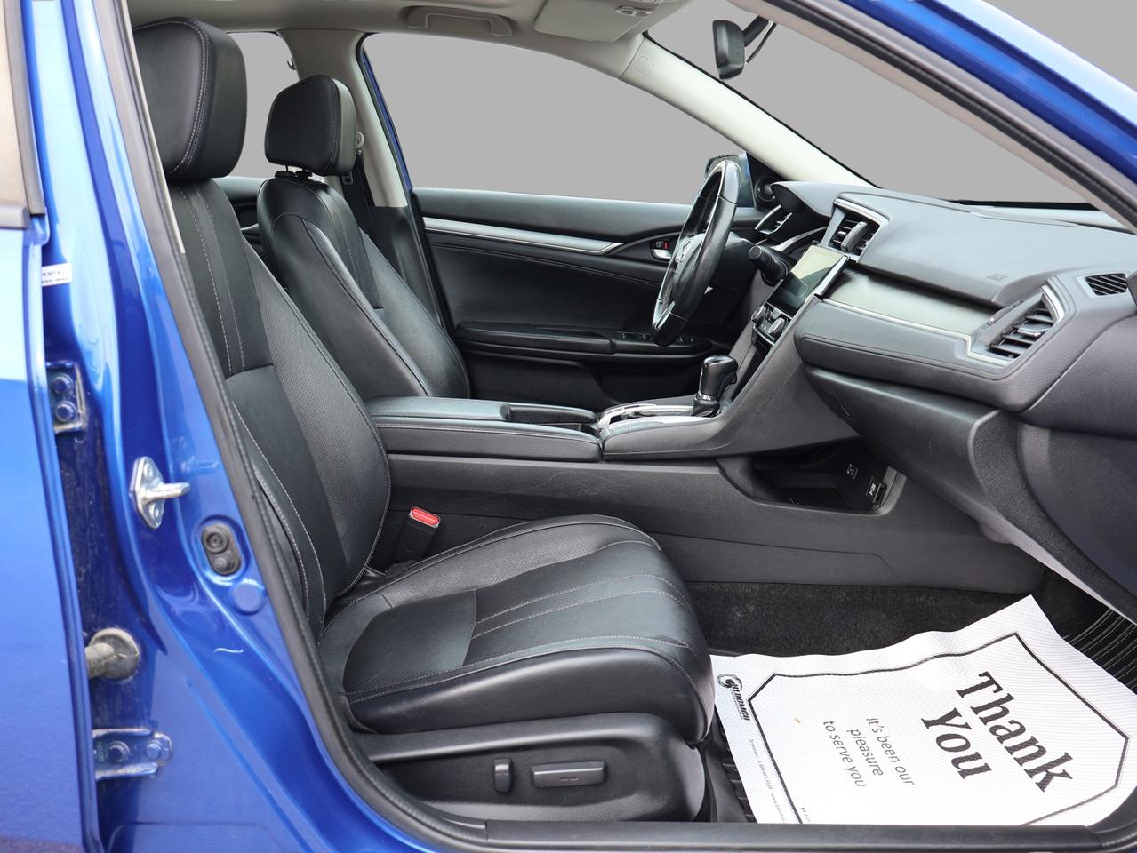 2018 Honda Civic TOURING CERTIFIED *HONDA MAINTAIN* NAV DUEL CAMERA SUNROOF HEATED LEATHER P.SENSORS ALLOYS BLUETOOTH CRUISE Photo