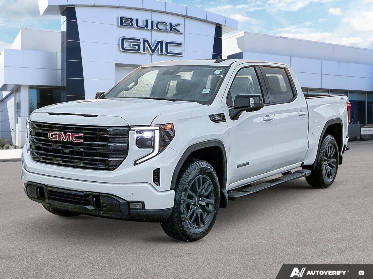 Price Includes Added Accessories Plus Bed View Camera | LPO - Assist Steps, 6 Rectangular, Tubular, Black | X31 Off-Road and Protection Package | GMC MultiPro Tailgate |  GMC Protection Package | Power Sliding Sunroof | Elevation Premium Package
The 2026 GMC Sierra 1500 Elevation is a serious work truck with refined capability baked in. Powered by a 3.0L inline-6 Duramax diesel engine and equipped with full-time 4WD, this Elevation trim brings a compelling mix of efficiency, durability, and comfort  all wrapped in clean Summit White with a Jet Black interior. With only 10 km on the clock, this is as fresh as it gets.

- 3.0L Duramax diesel engine offering impressive fuel economy: 9.3 L/100 km highway and 10.7 L/100 km city
- 4-Wheel Drive with auto-locking rear differential for confident traction on any terrain
- Dual-zone automatic climate control keeps driver and passenger comfortable on long hauls
- Heated front seats and heated steering wheel for cold Manitoba mornings
- Remote vehicle starter system  warm it up before you even step outside
- 10-way power-adjustable drivers seat with lumbar support for all-day comfort
- Front frame-mounted recovery hooks for serious off-road or worksite readiness
- StabiliTrak with Proactive Roll Avoidance and electronic trailer sway control for confident towing

Ready to make this Sierra yours? Visit Birchwood Chevrolet Buick GMC online at www.birchwoodchevrolet.ca to reserve this truck, start your purchase, or book a test drive. Our team is here to answer any questions and make the process straightforward from start to finish.
See three brands under one roof at Birchwood Chevrolet Buick GMC  the only place in Winnipeg where you can compare GMC, Chevrolet, and Buick all in one visit. Save yourself some time, see a great selection, and learn everything you need to know. 

Your Experience is Everything at Birchwood Chevrolet Buick GMC. 

Click, call (204) 837-5811, or visit Birchwood Chevrolet Buick GMC at the Birchwood Auto Park, 3965 Portage Avenue West at the Perimeter.

Dealer Permit #4240.
Dealer permit #4240