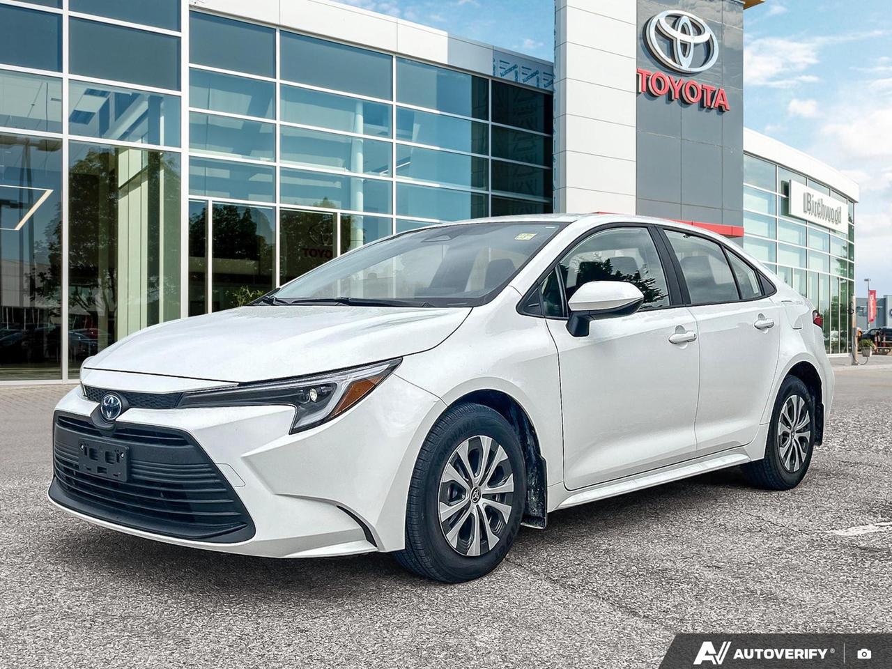 Clean CARFAX!
Accident Free!
With just 7,774 km on the clock, Toyota Certified Pre-Owned status, and a clean accident history, this 2025 Corolla Hybrid LE is a rare find for the efficiency-focused driver who doesnt want to compromise on safety or comfort. The Hybrid LE pairs a 1.8L engine with a lithium-ion battery for a combined fuel economy that makes every commute easier on your wallet  and the planet.

Key Features:
- Toyota Safety Sense 3.0
- Blind Spot Monitor 
- Rear Cross Traffic Alert & Safe Exit Alert
- 8 Toyota Multimedia
- 3-yr Remote Connect trial
- Windshield Wiper Deicer
- Wireless Apple CarPlay & Android Auto
- 15 Alloy Wheels
- 7 Digital Gauge Cluster
- Heated Front Seats
- Auto A/C
- Smart Key w/ Push Button Start
- Independent Rear Suspension
- Li-ion Battery

Ready to make this Corolla Hybrid yours? Visit us at Birchwood Toyota, explore options on our website at birchwoodtoyota.ca, or contact us today to book a test drive. Our team is here to make your buying experience straightforward, transparent, and enjoyable  whether you come in person or shop from home.
Experience is Everything at Birchwood Toyota! Our mission is to provide the most transparent and efficient sales process for our customers. We strive to provide the best service possible, whether you visit us in person, shop our website, or take advantage of our buy from home program.

The Birchwood Toyota Trade-in Guarantee - We buy your vehicle even if you dont buy ours!


100% guaranteed approval for every qualifying year, make and model. Only the Best Rates and Terms available.

This vehicle qualifies for Birchwood Toyota Shield, which includes:

Guardian Protection:
- Cosmetic Wheel Protection
- Paintless Dent Repair
- Key/Remote Replacement

Dealer Permit #0025
Dealer permit #0025