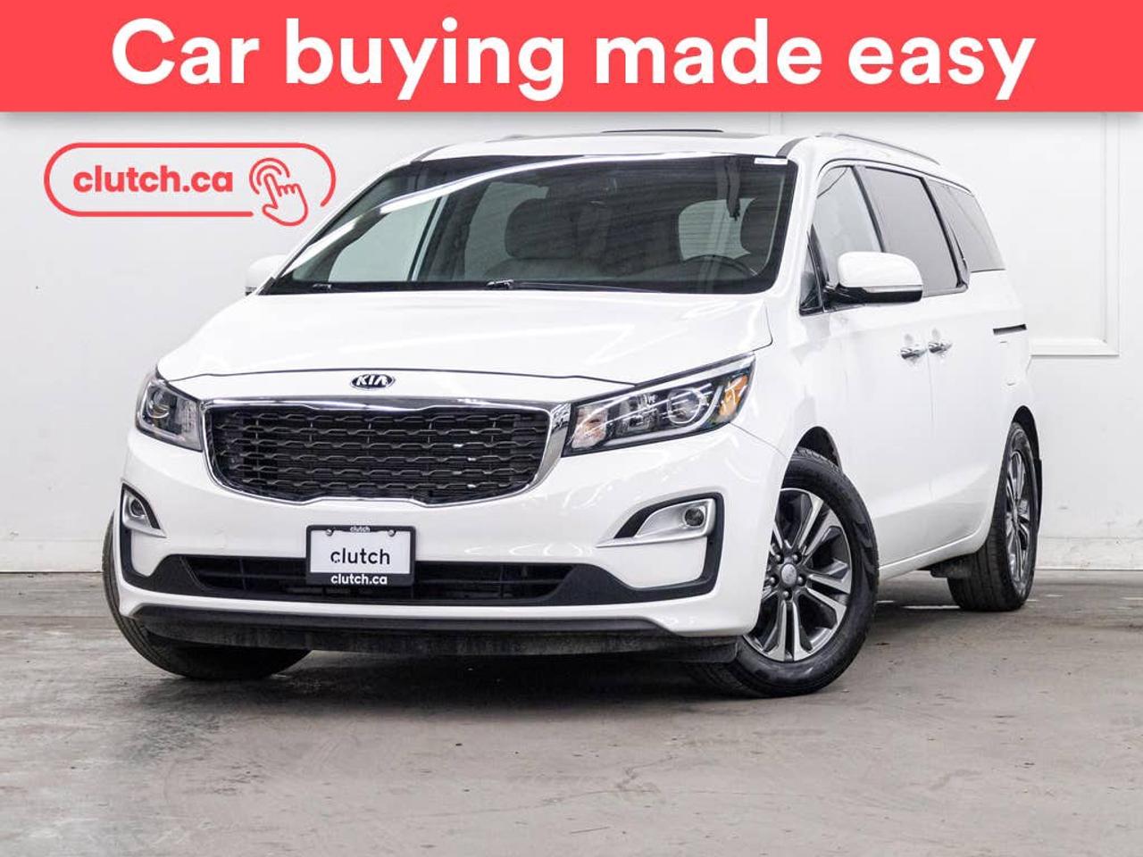 Power Tailgate/Hatch, Power Sliding Doors, Auto Dimming Rearview Mirror and more!<br> <br>Clutch is the largest online used car retailer in Canada, delivering a seamless, hassle-free car-buying experience to drivers everywhere. Shop thousands of used cars online, get the right one delivered to your door, and enjoy peace of mind with our 10-Day Money-Back Guarantee. How sweet is that? To learn more, visit clutch.ca.<br> <br>The top features for this car include:<br> <br>Brake Assist<br>Power Tailgate/Hatch<br>Power Sliding Doors<br>Auto Dimming Rearview Mirror<br>Front Heated Seats<br>Power Lumbar Support<br>Folding Rear Seats<br>Manual Fold-Into-Floor Third Row Seat<br>Climate Control<br>Dual Zone Front Climate Control<br>Rear Climate Control<br>Speed-Sensitive Volume<br>Bluetooth Music<br>Touchscreen Display<br>Cruise Control<br>Integrated Garage Door Opener<br>12V Outlet<br>Hands Free Device Connectivity<br>Apple CarPlay<br>Android Auto<br>Wireless Charging<br>USB Input<br>Keyless Entry<br>Push Button Start<br>Passive Keyless Entry<br>Power Folding Exterior Mirrors<br>Blindspot Sensors<br>Rear Collision Warning<br>Rear Cross Traffic Alert<br>Heated Steering Wheel<br>Rear Window Defroster<br>Sunroof<br>Hill Assistance<br>Rear View Camera<br>Rear Parking Sensors<br>Power Driver Seat<br>Power Passenger Seat<br>App Remote Start<br> <br>Seamless home delivery - Delivery to your door in a matter of days. Available on select packages.<br> <br>Try it out for 10 days - If you do not like it, we will take it back. <br> <br>Quality assured - All cars go through our rigorous 210-point inspection and reconditioning process.<br> <br>Peace of mind - Warranty and protection plans available.<br> <br>Haggle-free - No haggling or hard sells.<br> <br>100% Transparency - Full inspection reports on every car, including high-res photography and a free Carfax report.<br> <br>Listed price is for cash purchase only and does not include taxes, Shipping Fees (if applicable), Delivery Fees (if applicable), government licensing fees.<br> <br>Previous Provincial Registrations:<br>Ontario<br> <br>Stock # 113705