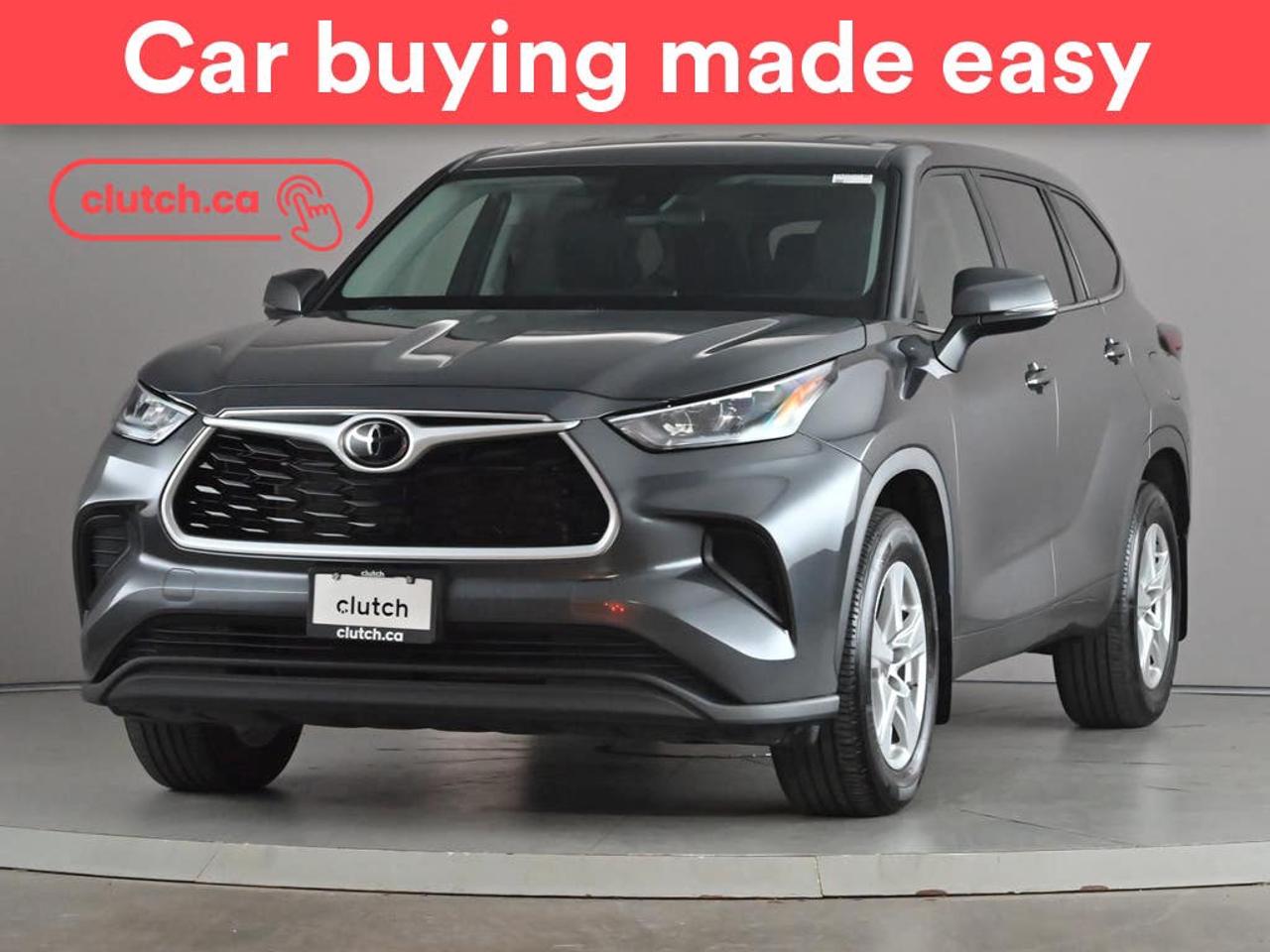 Electric Parking Brake, Brake Assist, Front Heated Seats and more!<br> <br>Clutch is the largest online used car retailer in Canada, delivering a seamless, hassle-free car-buying experience to drivers everywhere. Shop thousands of used cars online, get the right one delivered to your door, and enjoy peace of mind with our 10-Day Money-Back Guarantee. How sweet is that? To learn more, visit clutch.ca.<br> <br>The top features for this car include:<br> <br>Auto Stop/Start<br>Electric Parking Brake<br>Brake Assist<br>Front Heated Seats<br>Folding Rear Seats<br>Manual Fold-Into-Floor Third Row Seat<br>Climate Control<br>Dual Zone Front Climate Control<br>Rear Climate Control<br>Speed-Sensitive Volume<br>Bluetooth Music<br>Touchscreen Display<br>Cruise Control<br>Adaptive Cruise Control<br>12V Outlet<br>Hands Free Device Connectivity<br>Apple CarPlay<br>Android Auto<br>USB Input<br>Keyless Entry<br>Push Button Start<br>Passive Keyless Entry<br>Keyfob Remote Start<br>Rear Seat Reminder<br>Lane Departure Warning<br>Active Lane Keep Assistance<br>Forward Collision Mitigation<br>Pedestrian Detection<br>Driver Attention Alert<br>One-Touch Windows<br>Rear Window Defroster<br>Hill Assistance<br>Automatic High Beams<br>Rear View Camera<br>Power Driver Seat<br>Selectable Terrain Modes<br>App Remote Start<br> <br>Seamless home delivery - Delivery to your door in a matter of days. Available on select packages.<br> <br>Try it out for 10 days - If you do not like it, we will take it back. <br> <br>Quality assured - All cars go through our rigorous 210-point inspection and reconditioning process.<br> <br>Peace of mind - Warranty and protection plans available.<br> <br>Haggle-free - No haggling or hard sells.<br> <br>100% Transparency - Full inspection reports on every car, including high-res photography and a free Carfax report.<br> <br>Listed price is for cash purchase only and does not include taxes, Shipping Fees (if applicable), Delivery Fees (if applicable), government licensing fees.<br> <br>Previous Provincial Registrations:<br>Ontario<br> <br>Stock # 113752