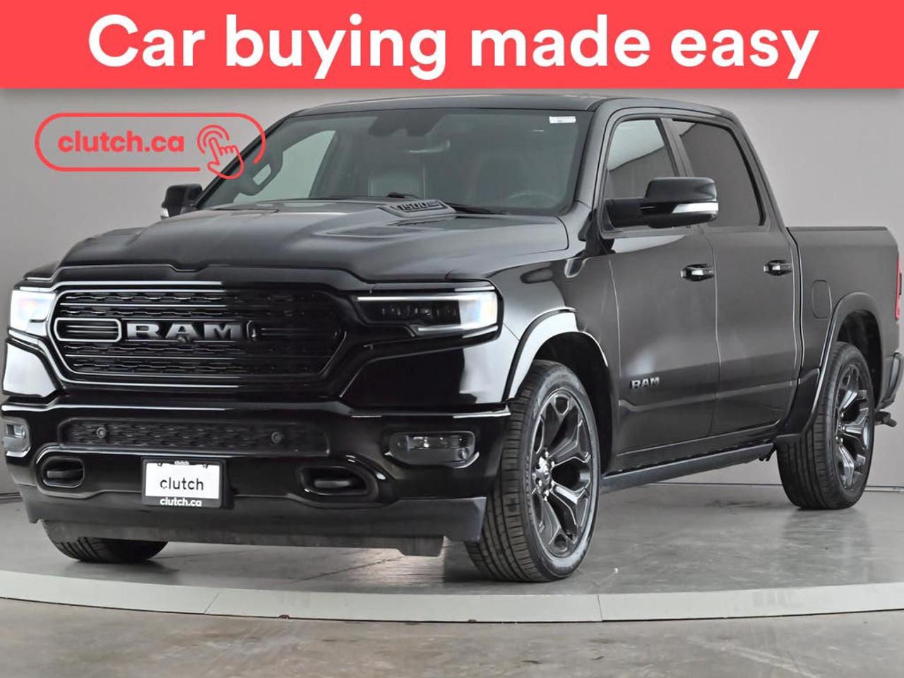 Electric Parking Brake, Brake Assist, Power Running Boards and more!<br> <br>Clutch is the largest online used car retailer in Canada, delivering a seamless, hassle-free car-buying experience to drivers everywhere. Shop thousands of used cars online, get the right one delivered to your door, and enjoy peace of mind with our 10-Day Money-Back Guarantee. How sweet is that? To learn more, visit clutch.ca.<br> <br>The top features for this car include:<br> <br>Auto Stop/Start<br>Electric Parking Brake<br>Brake Assist<br>Power Running Boards<br>Bed-Rail Protectors<br>Auto Dimming Rearview Mirror<br>Front Heated Seats<br>Ventilated Front Seats<br>Power Lumbar Support<br>Rear Heated Seats<br>Folding Rear Seats<br>Ventilated 2nd Row Seats<br>Driver Seat Memory System<br>Climate Control<br>Dual Zone Front Climate Control<br>Rear Climate Vents<br>Premium Sound System<br>Speed-Sensitive Volume<br>Bluetooth Music<br>Touchscreen Display<br>GPS Navigation<br>Cruise Control<br>Adaptive Cruise Control<br>Integrated Garage Door Opener<br>12V Outlet<br>Hands Free Device Connectivity<br>Apple CarPlay<br>Android Auto<br>Wireless Charging<br>USB Input<br>Keyless Entry<br>Push Button Start<br>Passive Keyless Entry<br>Keyfob Remote Start<br>Front View Camera<br>Power Folding Exterior Mirrors<br>Lane Departure Warning<br>Blindspot Sensors<br>Forward Collision Mitigation<br>Rear Collision Warning<br>Rear Collision Mitigation<br>Heated Steering Wheel<br>One-Touch Windows<br>Rain Sensing Wipers<br>Rear Window Defroster<br>Panoramic Sunroof<br>Hill Assistance<br>Automatic High Beams<br>Rear View Camera<br>Parking Sensors<br>Rear Parking Sensors<br>Power Driver Seat<br>Power Passenger Seat<br>360 Camera<br>Ambient Lighting<br>In-Box Lighting<br>App Remote Start<br> <br>Seamless home delivery - Delivery to your door in a matter of days. Available on select packages.<br> <br>Try it out for 10 days - If you do not like it, we will take it back. <br> <br>Quality assured - All cars go through our rigorous 210-point inspection and reconditioning process.<br> <br>Peace of mind - Warranty and protection plans available.<br> <br>Haggle-free - No haggling or hard sells.<br> <br>100% Transparency - Full inspection reports on every car, including high-res photography and a free Carfax report.<br> <br>Listed price is for cash purchase only and does not include taxes, Shipping Fees (if applicable), Delivery Fees (if applicable), government licensing fees.<br> <br>Previous Provincial Registrations:<br>Ontario<br> <br>Stock # 113862