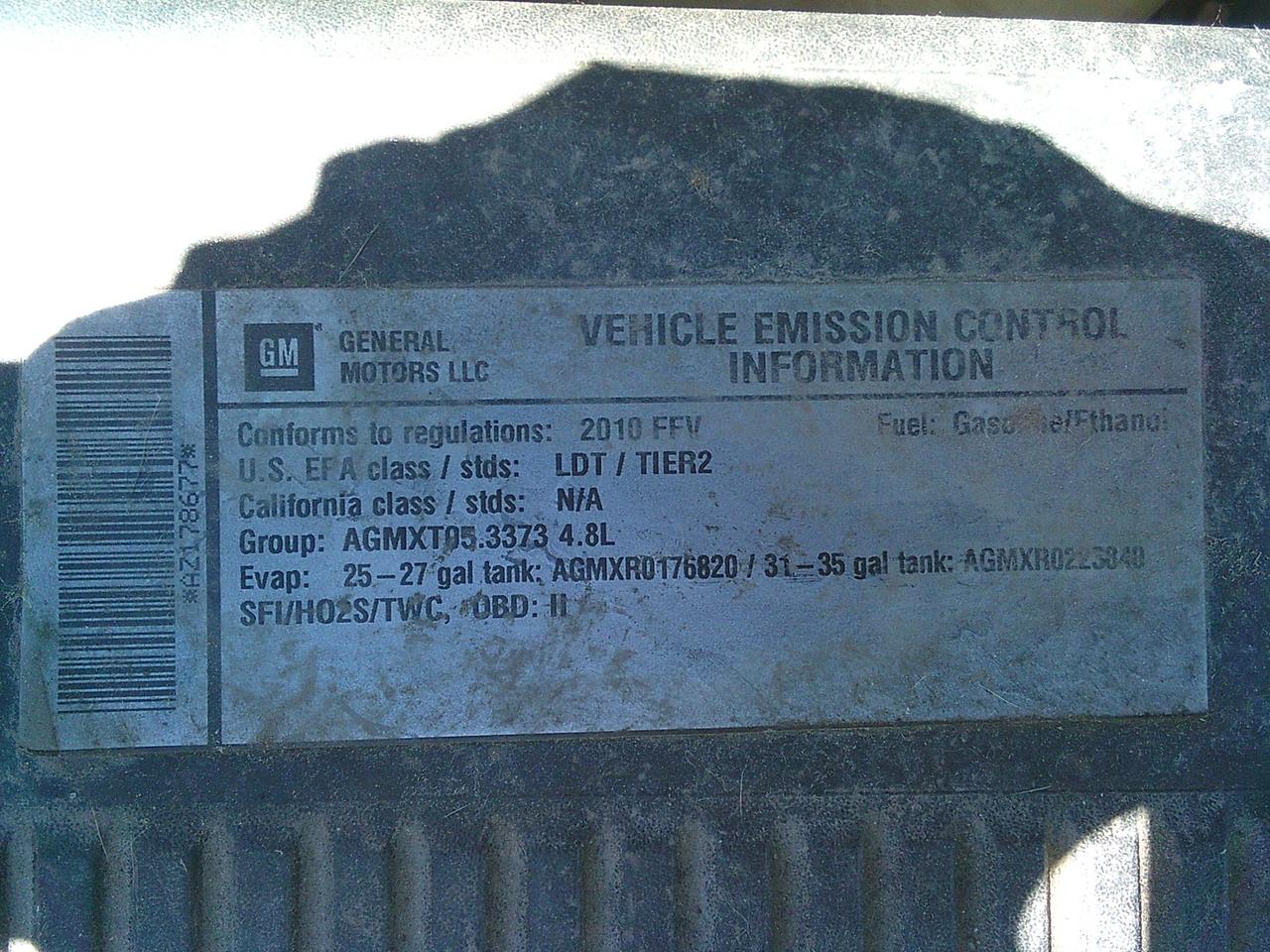 2010 GMC Sierra 1500 2WD Ext Cab 143.5  SLE 6.5 FT Photo