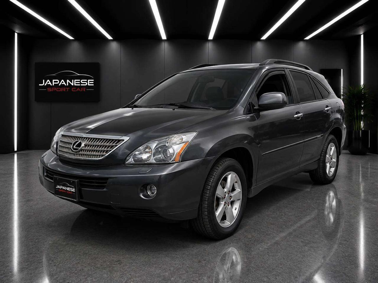 SAFETY INCLUDED!! 3 years powertrain warranty. Trades are welcome. Need financing? No problem, we deal with many financial companies that can help buyers finance the vehicle they want! Any credit welcome. We offer FREE vehicle delivery anywhere in the Niagara Region! Have It Shipped Directly To Your Door!
Need Bluetooth or a backup camera? Ask us about available upgrades and professional installation before delivery!
Japanese Sport Car has been serving Canadians for over 27 years, and we strive to provide the best service possible to customers all over Canada! BUY WITH CONFIDENCE! OMVIC & UCDA Registered dealer, specializing in Commercial Trucks for over 27 years!

Full specs & features
2008 Lexus RX 400h
Trim 
Powertrain 
Auto, 4WD, 3.3L 6cyl, Hybrid
Odometer 
256XXX KM
Exterior/interior colour 
Gray / Black
Seats 
5
Doors 
4
VIN 
JTJHW31U582063502

Air Type: Air Conditioning
Seat Covering Type: Leather
Adjustable Steering Wheel
Rain Sensor Windshield
Power Liftgate
Cruise Control
Power Steering
Radio Equipment: AM/FM/CD
Power Windows
Power Locks
Power Mirrors
Traction Control
Power Seats: Driver And Passenger
Memory Seats
Heated Seats: Front Only
Roof Type: Sunroof/Moonroof
Luggage Rack
Headlight Type: HID (Xenon)
ABS
CARGO COVER
SPOILER
Seat Type - Bucket

 All prices do not include applicable taxes (HST) and licensing fees.