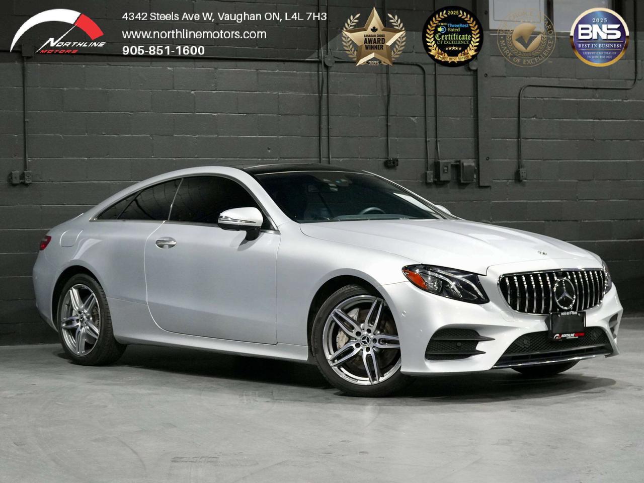 -3.0L V6 Biturbo Engine
-362 Horsepower
-9G-TRONIC 9-Speed Automatic Transmission
-4MATIC All-Wheel Drive
-AIRMATIC Air Suspension
-DYNAMIC SELECT Drive Modes
-ECO Start/Stop System
-Paddle Shifters
-Downhill Speed Regulation (DSR)
-Panoramic Glass Sunroof
-LED Intelligent Light System
-Adaptive Highbeam Assist
-Power Folding Heated Exterior Mirrors
-Auto-Dimming Exterior Mirrors
-Aluminum Roof Rails
-Hands-Free Power Liftgate
-Privacy Glass
-Rain-Sensing Windshield Wipers
-AMG Sport Exterior Styling
-20" AMG Alloy Wheels 
-Leather Upholstery
-Heated Front Seats
-Power Front Seats with Memory
-Dual-Zone Automatic Climate Control
-Ambient Interior Lighting
-Wood Interior Trim
-Power Tilt & Telescopic Steering Column
-Split-Folding Rear Seats
-Navigation System
-Burmester&reg; Surround Sound System
-Apple CarPlay
-Android Auto
-Bluetooth Connectivity
-Audio Voice Control
-USB Connectivity
-360&deg; Surround View Camera
-Front & Rear Parking Sensors (PARKTRONIC)
-Active Parking Assist
-Rearview Camera
-Driver Assistance Package
-Active Steering Assist
-Active Lane Keeping Assist
-Active Blind Spot Assist
-Active Brake Assist
-PRE-SAFE&reg; Brake
-BAS&reg; Brake Assist
-Traffic Sign Assist
-ATTENTION ASSIST&reg;
-Crosswind Assist
-Collision Prevention Assist Plus
-Lane Departure Warning
-Speed Limit Assist
-Tire Pressure Monitoring System

QUALIFY FOR A 4-YEAR WARRANTY TODAY!
At Northline Motors, were a family-owned dealership committed to delivering a transparent, stress-free car-buying experience. With over 12 years of industry experience and multiple consumer choice awards, weve built our reputation on quality vehicles, competitive pricing, and exceptional customer service.
Every vehicle comes with:
 Full vehicle history report
 Financing options available
 Extended warranty packages
 Aftermarket protection services
 Ongoing customer support past purchase
Browse our latest inventory online or visit our friendly, no-pressure showroom. Coffee and tea are always on us!
Please note: Prices exclude applicable taxes and licensing fees. All vehicles, unless otherwise specified, can be certified for an additional $999; otherwise, as per OMVIC regulations, the vehicle is not drivable, certified, or e tested.
While every effort is made to ensure accuracy, errors, omissions, and pricing changes may occur.  Please contact our sales team to verify vehicle details including vehicle options and availability.