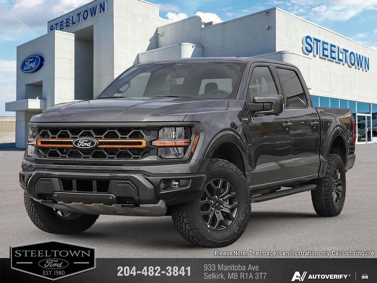 <b>Off-Road Package,  Heated Seats,  Climate Control,  Aluminum Wheels,  Running Boards!</b><br> <br> We value your TIME, we wont waste it or your gas is on us!   We offer extended test drives and if you cant make it out to us we will come straight to you!<br> <br>The 2026 Ford F-150 brings unmatched capability, advanced innovation and bold design to the full-size pickup segment.<br> <br>The 2026 Ford F-150 combines proven leadership in toughness with smart innovation to deliver a truck built for real-world demands. Inside, the cabin features refined materials, intuitive tech and comfortable seating to support both driver and passengers on every journey. With its strong presence, flexible design and Fords legacy of dependability, the F-150 is ready for whatever work or play you throw its way.<br> <br>This Carbonized Grey Metallic Crew Cab 4X4 pickup has an Automatic transmission and is powered by a 382HP 3.5L V6 Cylinder Engine. <br> <br> Our F-150s trim level is Tremor. Engineered for relentless off-road capability, this rugged truck features an advanced off-road suspension, three protective skid plates, heavy-duty front and rear tow hooks, functional running boards, and striking dark matte finish alloy wheels wrapped in all-terrain tires. Inside, the adventure-ready cabin offers heated unique sport cloth front seats with power lumbar support, integrated upfitter switches for aftermarket accessories, power adjustable pedals, and a leatherette steering wheel. Premium comfort and tech surround you thanks to voice-activated dual-zone automatic air conditioning, keyfob remote start, and a powerful eight-speaker B&O sound system by Bang & Olufsen tied to a 12-inch SYNC 4 display with connected navigation and wireless smartphone integration. You can explore unmapped terrain or cruise the highway with ultimate confidence provided by a full aerial view camera system, BlueCruise driving technology, adaptive cruise control with stop-and-go, and a comprehensive forward and reverse sensing system. This vehicle has been upgraded with the following features: Off-Road Package, Heated Seats, Climate Control, Aluminum Wheels, Running Boards, Remote Start, SYNC.<br><br> View the original window sticker for this vehicle with this url <b><a href=http://www.windowsticker.forddirect.com/windowsticker.pdf?vin=1FTFW4L83TFB52311 target=_blank>http://www.windowsticker.forddirect.com/windowsticker.pdf?vin=1FTFW4L83TFB52311</a></b>.<br> <br>To apply right now for financing use this link: <a href=http://www.steeltownford.com/?https://CreditOnline.dealertrack.ca/Web/Default.aspx?Token=bf62ebad-31a4-49e3-93be-9b163c26b54c&La target=_blank>http://www.steeltownford.com/?https://CreditOnline.dealertrack.ca/Web/Default.aspx?Token=bf62ebad-31a4-49e3-93be-9b163c26b54c&La</a><br> <br/>Total rebate of $2500 is reflected in the price. 3.99% financing for 84 months. Incentives expire 2026-08-31. See dealer for details. <br><br>Family owned and operated in Selkirk for 35 Years.  <br>Steeltown Ford is located just 20 minutes North of the Perimeter Hwy, with an onsite banking center that offers free consultations. <br>Ask about our special dealer rates available through all major banks and credit unions.<br>Dealer retains all rebates, plus taxes, govt fees and Steeltown Protect Plus.<br>Steeltown Ford Protect Plus includes:<br>- Life Time Tire Warranty <br>Dealer Permit # 1039<br><br><br> Come by and check out our fleet of 100+ used cars and trucks and 240+ new cars and trucks for sale in Selkirk.  o~o