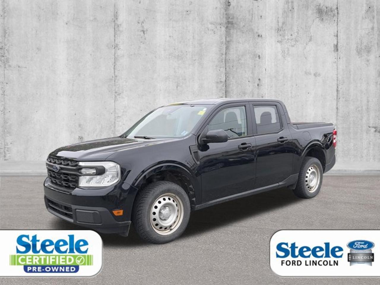 Recent Arrival!Shadow Black2022 Ford Maverick XLAWD 8-Speed Automatic EcoBoost 2.0L I4 GTDi DOHC Turbocharged VCTVALUE MARKET PRICING!!.Awards:* NACTOY 2022 North American Truck of the YearALL CREDIT APPLICATIONS ACCEPTED! ESTABLISH OR REBUILD YOUR CREDIT HERE. APPLY AT https://steeleadvantagefinancing.com/6198 We know that you have high expectations in your car search in Halifax. So if youre in the market for a pre-owned vehicle that undergoes our exclusive inspection protocol, stop by Steele Ford Lincoln. Were confident we have the right vehicle for you. Here at Steele Ford Lincoln, we enjoy the challenge of meeting and exceeding customer expectations in all things automotive.
