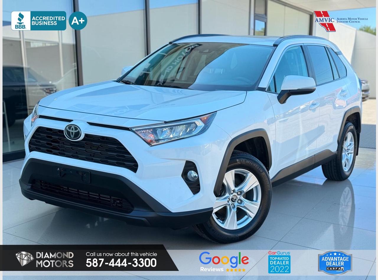 LIMITED TIME at Diamond Motors <br/> Drive away with a FREE 1-Year Warranty + low payments included at Listed Price. T&Cs Apply. <br/> <br/> <br/> Now Available: 2020 Toyota RAV4 XLE White has 132,137 KM on it. 2.5L 4 Cylinder Engine engine, Front-Wheel Drive, Automatic transmission, 5 Seater passengers, on special price for $27,900.00. <br/> <br/> <br/> BACKUP CAMERA, BLUETOOTH, HEATED SEATS, HEATED STEERING WHEEL, LANE ASSIST, ADAPTIVE CRUISE CONTROL, BLIND SPOT MONITORING, SUNROOF, KEYLESS ENTRY, POWER SEATS, DUAL CLIMATE CONTROL AND MUCH MORE!!!! <br/> <br/> <br/> Book your appointment today for Test Drive. We offer contactless Test drives & Virtual Walkarounds. Stock Number: 261134 <br/> Disclosure: This vehicle was previously registered in ON, MB. Vehicle has passed all required inspections in Alberta. <br/> The vehicle was in need of repairs as a result of an incident or collision that cost more than $3,000 including parts and labour. <br/> At Diamond Motors, we are dedicated to providing you with an outstanding car-buying experience, offering quality pre-owned vehicles at prices that fit your budget. Our transparent and honest approach means you can expect straightforward guidance without any high-pressure sales tactics. We believe in building lasting relationships with our customers by offering personalized service tailored to your needs. From the moment you step onto our lot, our team is here to support you every step of the way, ensuring you leave confident in your decision. Trust, integrity, and customer satisfaction are the foundation of everything we do. <br/> <br/> <br/> Why Choose Diamond Motors?<br/> <br/> Certified Pre-Owned Vehicles <br/> Family Owned & Operated <br/> 100+ Vehicles in Stock <br/> Finance & Extended Warranty Available <br/> Transparent Pricing <br/> Inspection & Carfax Provided <br/> No-Pressure Buying Experience <br/> Full Disclosure Guaranteed <br/> Top Google Rated Dealership <br/> Trade-Ins Welcome <br/> AMVIC Licensed & BBB Accredited <br/> CarGurus Top-Rated Dealer (2022 & 2024) <br/> <br/> <br/> Phone to schedule an appointment @ 587-444-3300 or simply browse our inventory online www.diamondmotors.ca or come and see us at our location at <br/> 3403 93 street NW, Edmonton, T6E 6A4 <br/> <br/> <br/> To view the rest of our inventory: <br/> www.diamondmotors.ca/inventory <br/> <br/> <br/> This dealership provides all required disclosures in accordance with AMVIC regulations. A completed Mechanical Fitness Assessment and its associated inspection work order will be supplied with every vehicle. A Carfax (or equivalent) vehicle history report will also be provided, including available information on previous damage, accident history, stolen or salvage status, and jurisdictional records. <br/> Customers are encouraged to review all vehicle features, options, and equipment for accuracy prior to purchase. <br/>