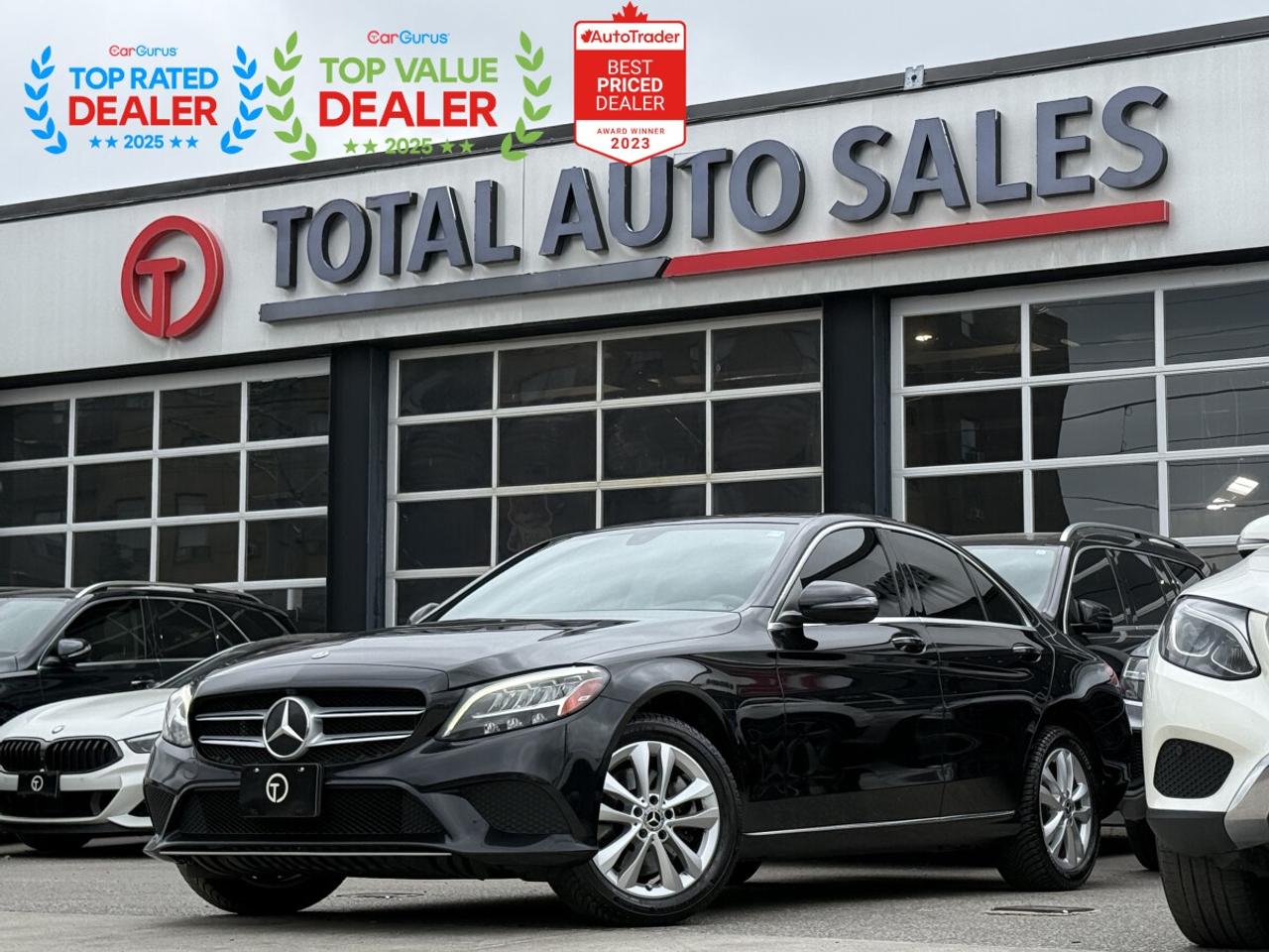 ** JUST ARRIVED! DONT MISS OUT ON THIS ONE!! ** <br/> ** MERCEDES BENZ SERVICED, LOCAL ONTARIO CAR, CLEAN TITLE, CARFAX VERIFIED! ** <br/> ** RATES AS LOW AS 6.99 OAC ** <br/> <br/> <br/> ===>> WE FINANCE ALL CREDIT TYPES! NEW TO THE COUNTRY?! NO PROBLEM! BAD CREDIT?! NO PROBLEM! <br/> ===>> YOU CAN APPLY ONLINE ON OUR WEBSITE OR IN PERSON! <br/> <br/> <br/> **GORGEOUS BLACK EXTERIOR ON PREMIUM BLACK LEATHER!! COMES LOADED WITH PANORAMIC GLASS ROOF, HEATED FRONT SEATS, HEATED STEERING WHEEL, NAVIGATION, BACK UP CAMERA WITH PARKING ASSIST, POWER ADJUSTABLE SEATS, BLUETOOTH, KEYLESS GO, BLIND SPOT ASSIST, ATTENTION ASSIST, BRAKE ASSIST, APPLE CARPLAY & ANDROID AUTO & MUCH MUCH MORE!! ** <br/> <br/> <br/> >>>> FOLLOW US ON INSTAGRAM @ <br/> TOTALAUTOSALES <br/> <br/> <br/> *** PLEASE CALL (437) 494-3945 *** <br/> OUR NEW LOCATION: <br/> 2430 FINCH AVE WEST, NORTH YORK, M9M 2E1 <br/> <br/> <br/> *** CERTIFICATION: Have your new preowned vehicle certified at TOTAL AUTO SALES! We offer a full safety inspection exceeding industry standards, including oil change and professional detailing before delivery. Vehicles are not drivable, if not certified or e-tested, a certification package is available for $995. All trade-ins are welcome. Taxes, Finance fee and licensing are extra.** <br/> <br/> <br/> ** WARRANTY. We provide extended warranties up to 48m with optional coverage up to 10,000$ per/claim with unlimited kms. ** <br/> *** PLEASE CALL (437) 494-3945 *** <br/> TOTAL AUTO SALES 2430 FINCH AVE WEST, NORTH YORK, M9M 2E1 <br/> <br/> <br/> ** To the best of our ability, we have made an effort to ensure that the information provided to you in this ad is accurate. We do not take any responsibility for any errors, omissions or typographic mistakes found on all our ads. Prices may change without notice. Please verify the accuracy of the information with our sales team. ** <br/>