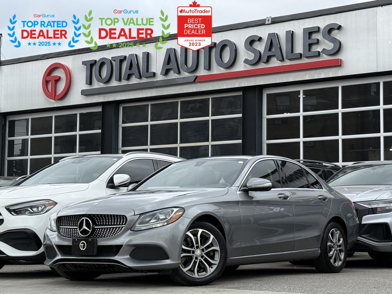 2015 Mercedes-Benz C-Class PREMIUM PKG | LOW KM | PANO | REAR CAMERA Photo0