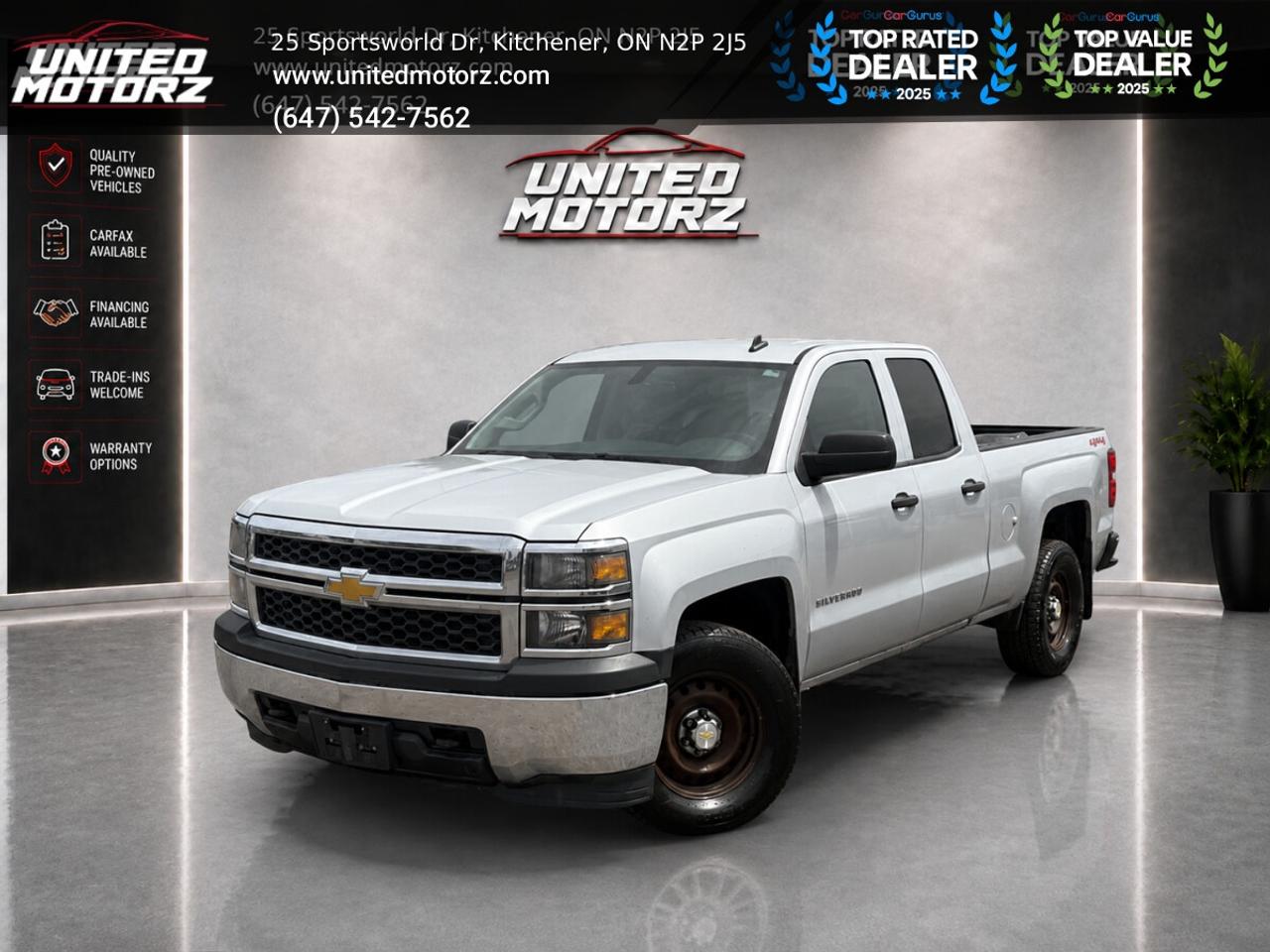 2014 Chevrolet Silverado 1500 4WD DOUBLE CAB STANDARD BOX WORK TRUCK ~AS-IS SPEC Photo