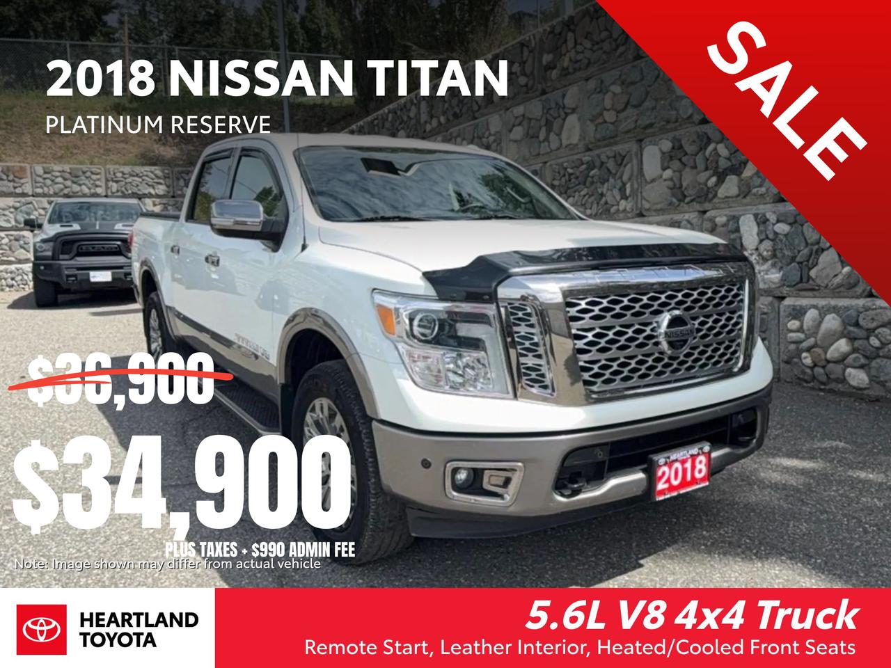 Used 2018 Nissan Titan Platinum Reserve for sale in Williams Lake, BC