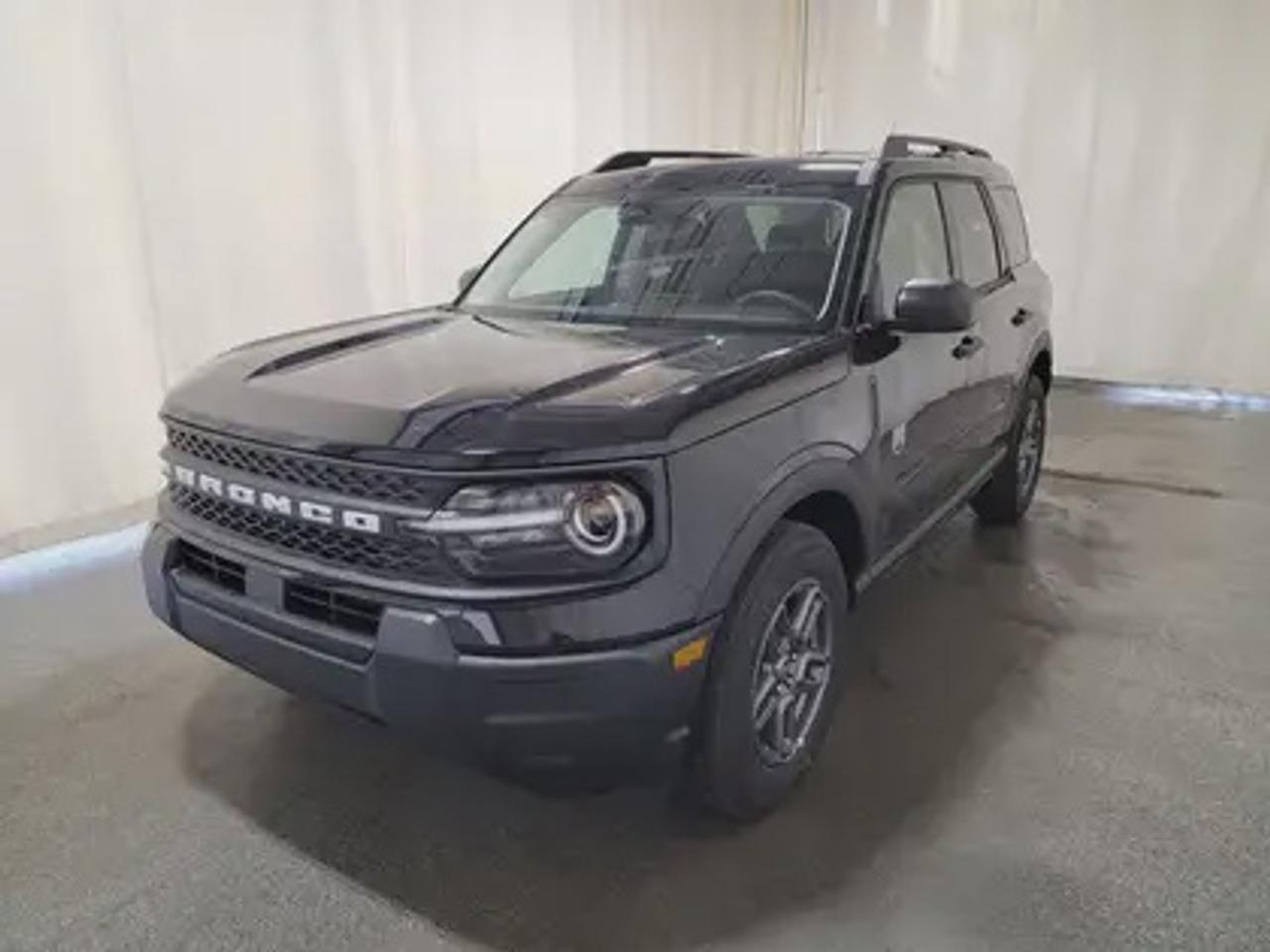 This rugged and refined 2026 Ford Bronco Sport Big Bend 200A stands out in Shadow Black. Built to tackle adventure and city streets alike, this 5-passenger SUV is powered by a 1.5L EcoBoost® engine, delivering 181 horsepower and 190 lb-ft of torque. Coupled with an 8-speed automatic transmission, the Bronco Sport offers impressive fuel efficiency and performance to match your lifestyle.

Key Features Include:
Heated Front Seats
13.2 Center Display
8-Way Power Drivers Seat
SYNC® 4 with a 13.2 Color Touchscreen
Ford Co-Pilot360 Assist+ featuring Adaptive Cruise Control with Stop & Go
Terrain Management System with 5 G.O.A.T. Modes
LED Headlamps, Fog Lamps, and Signature Lighting
17 Carbonized Grey-Painted High Gloss Aluminum Wheels
Wireless Apple CarPlay® and Android Auto Compatibility
Privacy Glass
Intelligent Access with Push-Button Start

This vehicle comes with the All-Weather Packageready to take on any season!
Snow, rain, mud, or sunshinethis vehicle is built for it all! The All-Weather Package adds extra protection where it matters most, with premium mud flaps to shield your paint from road debris, all-weather floor mats to protect your interior from lifes messes, and Xpel paint protection to help guard against those infuriating rock chips. Drive with confidence, knowing your investment is protected from Reginas elements.

Bennett Dunlop Ford, proudly serving Regina for over 40 years, is conveniently located at 770 Broad Street. With over 3,500 Google reviews, our reputation reflects our commitment to providing a fast, easy, and enjoyable vehicle-buying experience. We eliminate the hassle with no admin or documentation fees, transparent upfront pricing that lets you shop with total confidence. But were more than just a dealershipwere driven to make a difference by supporting local community initiatives and events that matter to you. Visit Bennett Dunlop Ford today and experience why were Reginas trusted choice for quality vehicles, exceptional service, and a genuine commitment to driving change in our community!