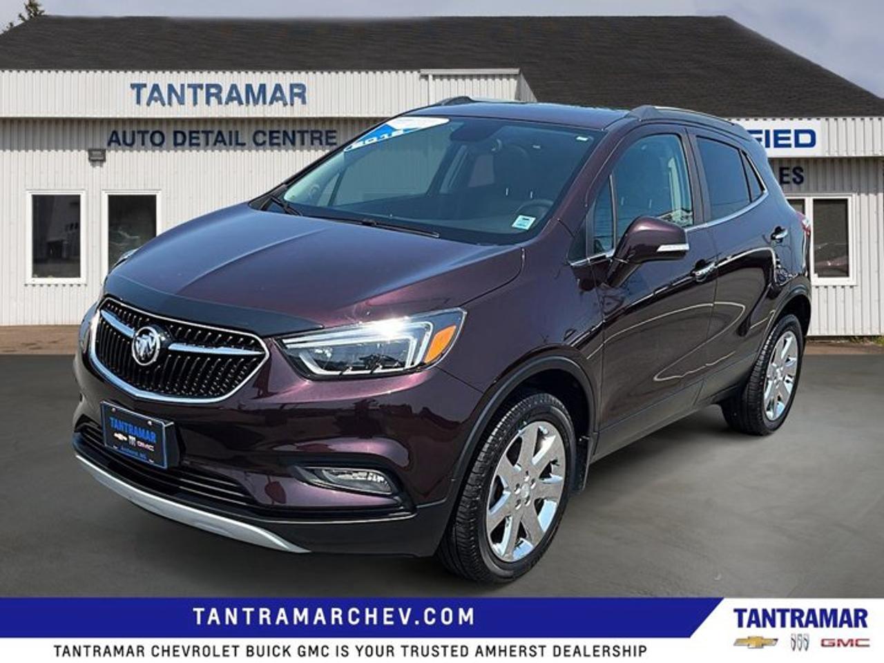 Awards:* 2018 KBB.com 5-Year Cost to Own Awards * 2018 KBB.com Brand Image Awards Recent Arrival! Black Cherry Metallic 2018 Buick Encore Essence AWD 6-Speed Automatic Electronic with Overdrive ECOTEC 1.4L I4 SMPI DOHC Turbocharged VVTValue Market Pricing.Certified. Certification Program Details: GM Certified details. 3 months 05 5000km (whichever comes first) which can be extended or upgraded to an even more comprehensive Certified Pre-owned Vehicle Protection Plan. 150+ Point Inspection.24/7 roadside assistance for 3 months or 5000kms . 1-month Onstar trial and sign up for a paid plan to enjoy the first two months on us. GM Owner Centre and Mobile App. Free SiriusXM Trial. Rates as low as 3.99% on Eligible Certified Pre owned Models Exchange policy is 30 days 0r 2500kms ,whichever comes first