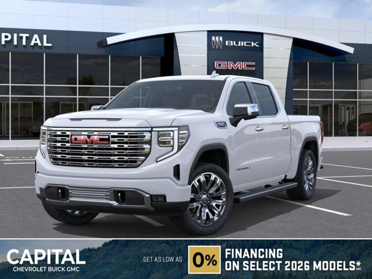This GMC Sierra 1500 boasts a Gas V8 5.3L/325 engine powering this Automatic transmission. ENGINE, 5.3L ECOTEC3 V8 (355 hp [265 kW] @ 5600 rpm, 383 lb-ft of torque [518 Nm] @ 4100 rpm); featuring Dynamic Fuel Management (STD), Wireless, Apple CarPlay / Wireless Android Auto, Wireless Charging.*This GMC Sierra 1500 Comes Equipped with These Options *Wipers, front rain-sensing, Windows, power rear, express down, Windows, power front, drivers express up/down, Window, power, rear sliding with rear defogger, Window, power front, passenger express up/down, Wi-Fi Hotspot capable (Terms and limitations apply. See onstar.ca or dealer for details.), Wheels, 20 x 9 (50.8 cm x 22.9 cm) multi-dimensional polished aluminum, Wheelhouse liners, rear (Deleted with (PCP) Denali CarbonPro Edition.), Wheel, 17 x 8 (43.2 cm x 20.3 cm) full-size, steel spare, USB ports, 2, Charge/Data ports located inside centre console.* Stop By Today *Come in for a quick visit at Capital Chevrolet Buick GMC Inc., 13103 Lake Fraser Drive SE, Calgary, AB T2J 3H5 to claim your GMC Sierra 1500!