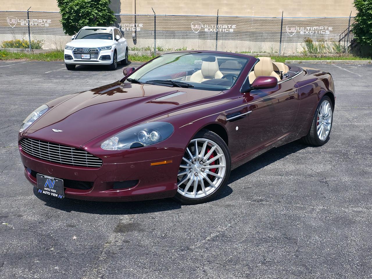 <p dir=ltr>JUST ARRIVED!!</p><p dir=ltr>2007 Aston Martin DB9</p><p dir=ltr>LOW MILEAGE COLLECTABLE CAR!!</p><p dir=ltr><strong>Paint:</strong> Merlot Red Mica (AST1342)</p><p dir=ltr>The 2007 Aston Martin DB9 Volante Convertible is a hand-built British grand tourer powered by a 6.0-liter naturally aspirated V12 engine producing 450 horsepower and 420 lb-ft of torque. Designed by Ian Callum and Henrik Fisker, this high-end open-top cruiser seamlessly combines exotic supercar aesthetics with long-distance comfort.</p><p dir=ltr><strong>Key Technical Specifications:</strong></p><p dir=ltr><strong>Engine:</strong> 6.0L All-Aluminum V12.</p><p dir=ltr><strong>Power Output:</strong> 450 hp @ 6,000 RPM / 420 lb-ft @ 5,000 RPM.</p><p dir=ltr><strong>Transmission:</strong> 6-speed Touchtronic automatic with paddle shifters.</p><p dir=ltr><strong>Performance:</strong> 0&ndash;100 km/h in 4.7 seconds with a top speed of 300 km/h.</p><p dir=ltr><strong>Drivetrain:</strong> Rear-wheel drive (RWD) with a rear-mounted transaxle for a perfect 50/50 weight distribution.</p><p dir=ltr><strong>Fuel Economy:</strong> 21.3 City / 13.8 Highway / 18 Combined L/100km.</p><p dir=ltr><strong>Sound System:</strong> Factory-equipped 950-watt Linn Surround-Sound system.</p><p dir=ltr><strong>Standard & Optional Features:</strong></p><p dir=ltr><strong>Premium Cabin Styling:</strong> Features Bridge of Weir extended leather upholstery, Walnut veneer wood trim, and 10-way power-adjustable heated front seats featuring a three-setting memory function.</p><p dir=ltr><strong>Performance Platform: </strong>Constructed on a lightweight, incredibly rigid bonded aluminum VH chassis featuring swan wing doors that open upward at a 12-degree angle.</p><p dir=ltr><strong>Technology & Audio:</strong> Equipped with factory Bluetooth connectivity, DVD navigation, and a standard 128-watt Linn audio system. Upgraded systems include 260-watt or audiophile-grade 950-watt surround-sound setups.</p><p dir=ltr><strong>Roof Options:</strong> Power-operated, insulated fabric soft top available in seven different factory colors.</p><p dir=ltr style=line-height: 1.2; margin-top: 12pt; margin-bottom: 12pt;>&nbsp;</p><p dir=ltr style=line-height: 1.2; margin-top: 12pt; margin-bottom: 12pt;><span style=font-size: 11pt; font-family: Roboto,sans-serif; color: #000000; background-color: transparent; font-weight: 400; font-style: italic; font-variant: normal; text-decoration: none; vertical-align: baseline; white-space: pre-wrap;>FINANCING AND LEASING AVAILABLE ON ALL CERTIFIED VEHICLES.</span></p><p dir=ltr style=line-height: 1.2; margin-top: 12pt; margin-bottom: 12pt;><span style=font-size: 11pt; font-family: Roboto,sans-serif; color: #000000; background-color: transparent; font-weight: 400; font-style: italic; font-variant: normal; text-decoration: none; vertical-align: baseline; white-space: pre-wrap;>HST and Licensing Fees are to be charged on all vehicles.&nbsp;</span></p><p dir=ltr style=line-height: 1.2; margin-top: 12pt; margin-bottom: 12pt;><span style=font-size: 11pt; font-family: Roboto,sans-serif; color: #000000; background-color: transparent; font-weight: 400; font-style: italic; font-variant: normal; text-decoration: none; vertical-align: baseline; white-space: pre-wrap;>All CERTIFIED vehicles come with a 36-day Safety Guarantee.</span></p><p dir=ltr style=line-height: 1.2; margin-top: 12pt; margin-bottom: 12pt;><span style=font-size: 11pt; font-family: Roboto,sans-serif; color: #000000; background-color: transparent; font-weight: 400; font-style: italic; font-variant: normal; text-decoration: none; vertical-align: baseline; white-space: pre-wrap;>ALL CERTIFIED VEHICLES COME WITH A BRONZE GLOBAL WARRANTY (3 MONTH / 3,000 KM / $1,000 PER CLAIM)</span></p><p dir=ltr style=line-height: 1.2; margin-top: 12pt; margin-bottom: 12pt;><span style=font-size: 11pt; font-family: Roboto,sans-serif; color: #000000; background-color: transparent; font-weight: 400; font-style: italic; font-variant: normal; text-decoration: none; vertical-align: baseline; white-space: pre-wrap;>EXTENDED GLOBAL WARRANTY OPTIONS AVAILABLE ON ALL CERTIFIED VEHICLES.</span></p><p dir=ltr style=line-height: 1.2; margin-top: 12pt; margin-bottom: 12pt;><span style=font-size: 11pt; font-family: Roboto,sans-serif; color: #000000; background-color: transparent; font-weight: 400; font-style: italic; font-variant: normal; text-decoration: none; vertical-align: baseline; white-space: pre-wrap;>Auto View is located at 590 South Service Road Stoney Creek, only minutes off the QEW Exit 83 Fruitland Road!</span></p><p dir=ltr style=line-height: 1.2; margin-top: 12pt; margin-bottom: 12pt;><span style=font-size: 11pt; font-family: Roboto,sans-serif; color: #000000; background-color: transparent; font-weight: 400; font-style: italic; font-variant: normal; text-decoration: none; vertical-align: baseline; white-space: pre-wrap;>Contact us VIA email, call, or text!</span></p><p dir=ltr style=line-height: 1.2; margin-top: 12pt; margin-bottom: 12pt;><span style=font-size: 11pt; font-family: Roboto,sans-serif; color: #000000; background-color: transparent; font-weight: 400; font-style: italic; font-variant: normal; text-decoration: none; vertical-align: baseline; white-space: pre-wrap;>sales@autoview.ca</span></p><p style=line-height: 1.2;><span id=docs-internal-guid-4ac04223-7fff-914d-3829-742cb49c2e1a></span></p><p dir=ltr style=line-height: 1.2; margin-top: 12pt; margin-bottom: 12pt;><span style=font-size: 11pt; font-family: Roboto,sans-serif; color: #000000; background-color: transparent; font-weight: 400; font-style: italic; font-variant: normal; text-decoration: none; vertical-align: baseline; white-space: pre-wrap;>905-379-4206</span></p>