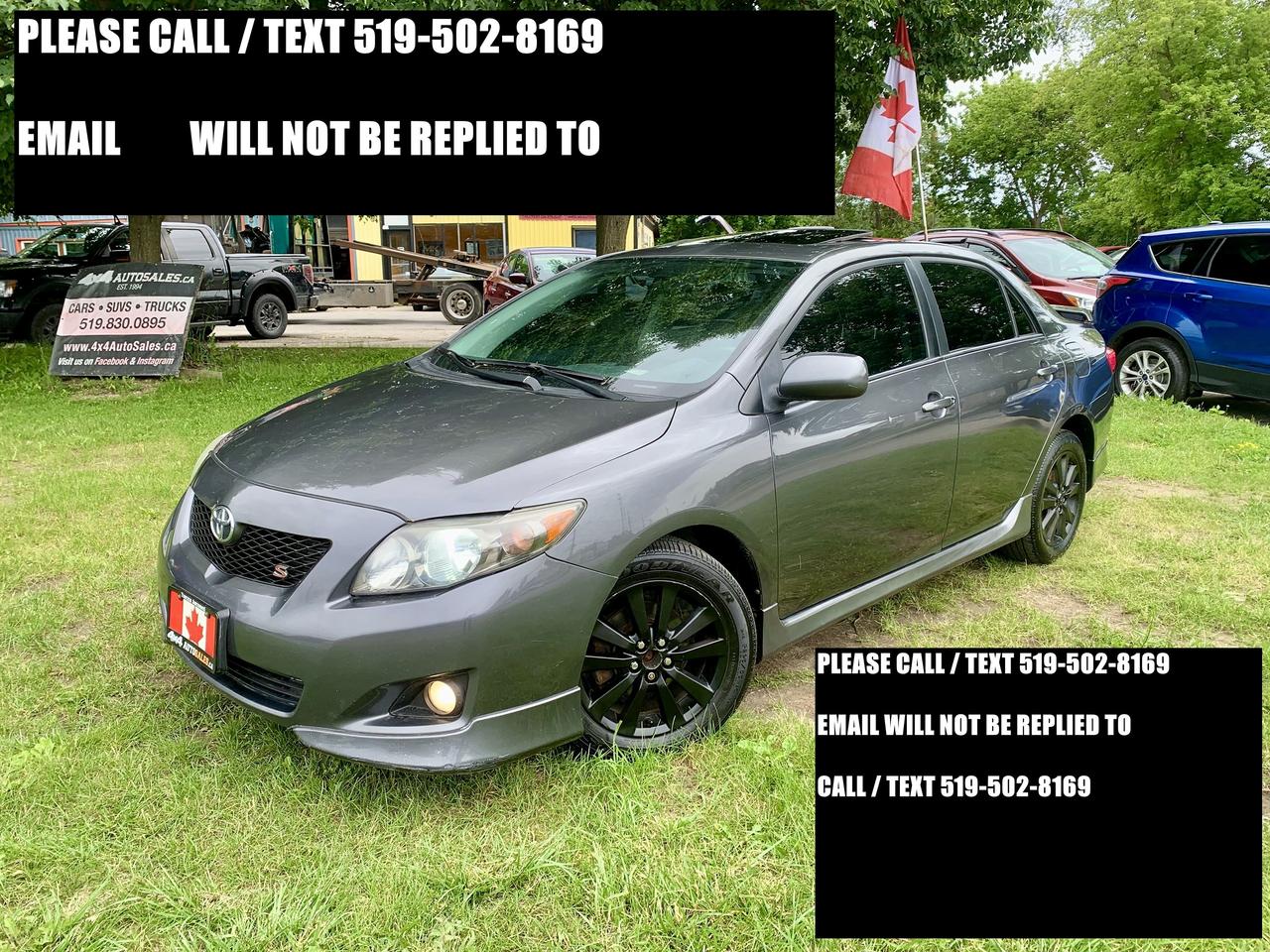 Used 2010 Toyota Corolla 5 SPEED SUNROOF LOW KMS AS IS for sale in Guelph, ON