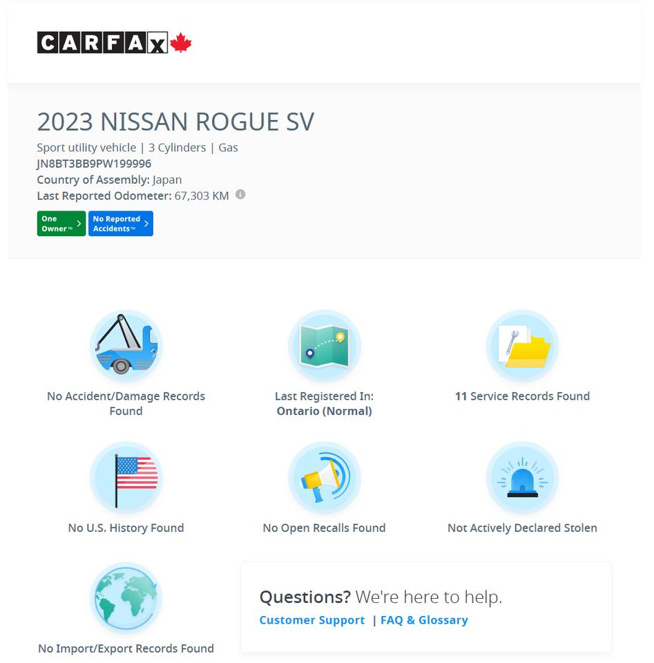 2023 Nissan Rogue SV Moonroof AWD+ONE OWNER+CLEAN CARFAX Photo
