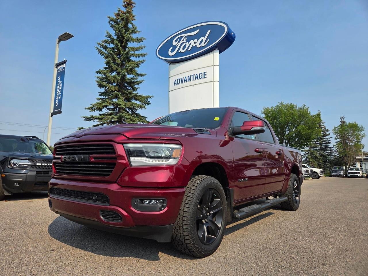 <p>Powered by the legendary 5.7L HEMI V8, this Ram 1500 Sport delivers the kind of performance truck enthusiasts appreciate. With strong towing capability, confident 4x4 traction, and a refined Crew Cab interior featuring heated seats, navigation, and modern connectivity. A truck that blends V8 muscle and everyday comfort in one capable package.</p>
