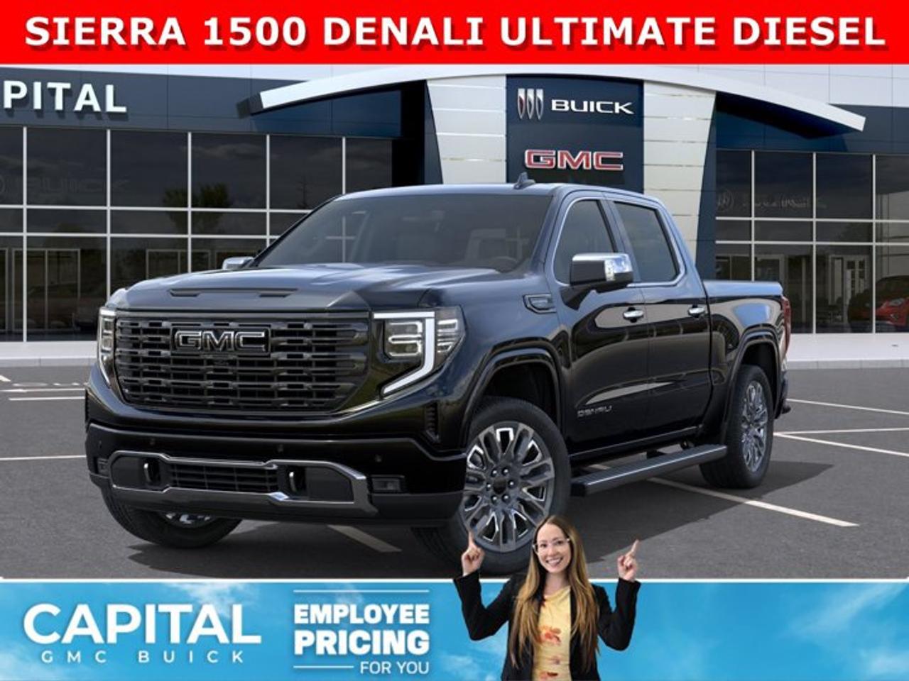CHECK OUT THIS 2026 Limited Production DENALI ULTIMATE Sierra 1500 with the DURAMAX DIESEL ENGINE... Equipped with 16-way power front seats including MASSAGE feature, Body Color Arch Moldings, Handsfree Super Cruise, Bose Premium Stereo, the EXCLUSIVE Luxury Alpine Umber Interior, 22 Aluminum, Midnight with Chrome Inserts wheels, power-retractable assist steps with perimeter lighting, Power sunroof, Advanced Technology package, adaptive cruise, rear camera mirror, heads-up display, VADER CHROME and much much more!Ask for the Internet Department for more information or book your test drive today!AMVIC Licensed Dealer - Licence Number B1044900