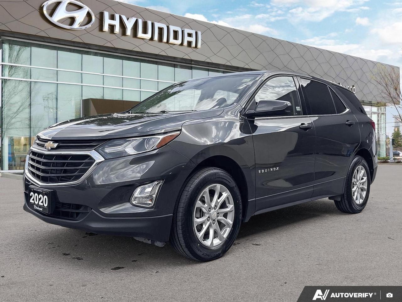 Winnipegs #1 Hyundai Dealer for 6 consecutive years and now Canadas 2026 Dealer of the Year! Come and See Why! 

We believe the first step to a great customer experience is transparent pricing and payments. Also, we offer a complete online and in-store experience, we allow you to shop the way you want! Easy quotes with no pressure!

Thank you for viewing our inventory online, we would love the opportunity to provide you with more information, photos, or a customized video! Please just ask!
If youre looking for a capable, well-equipped AWD SUV without the new-vehicle price tag, this 2020 Chevrolet Equinox LT delivers exactly that. With heated seats, push-button start, remote start, and a turbocharged engine, its packed with the features that matter most for Manitoba driving  and its priced to move as a clearance unit.

- AWD with 1.5L Turbo 4-cylinder (170 hp)  confident performance in all weather conditions
- Remote Start  warm up or cool down the cabin before you even step outside
- Heated front seats and 8-way power drivers seat for long-haul comfort
- Apple CarPlay & Android Auto via 7 Chevrolet Infotainment 3 touchscreen
- Teen Driver technology  configurable safety limits and an in-vehicle report card
- Rear Vision Camera and StabiliTrak stability control for added peace of mind
- 4G LTE Wi-Fi Hotspot capable  keep everyone connected on every trip
- Clearance pricing on a well-maintained SUV with a proven track record

Winnipegs #1 Hyundai Dealer for 6 consecutive years and now Canadas 2026 Dealer of the Year, Birchwood Hyundai believes great experiences start with transparent pricing and no-pressure shopping  in-store or fully online. Ready to take the next step? Reserve this Equinox, start your purchase online, or book a test drive today at www.birchwoodhyundai.com. Were happy to answer questions, provide more photos, or send you a personalized video walkaround  just ask!
All Used Vehicles at Birchwood Hyundai include: 

*Full Multi-point Inspection 
*Free CARFAX vehicle report 
*Full tank of gas 
*Detailed cleaning 

Want a better look at a part or feature of this vehicle? Contact us and we can provide you a personalized video to show you in detail!

Experience award winning service at Birchwood Hyundai on McPhillips today and see why we are the Dealer of the Year and the #1 Certified Pre-Owned Hyundai dealership in Western Canada!

Dealer permit #4423
Dealer permit #4423