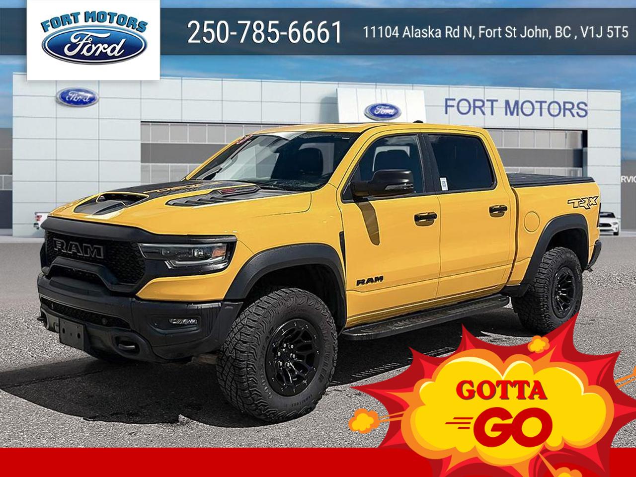 Yellow 2023 RAM 1500 Pickup Truck All-Wheel Drive Automatic