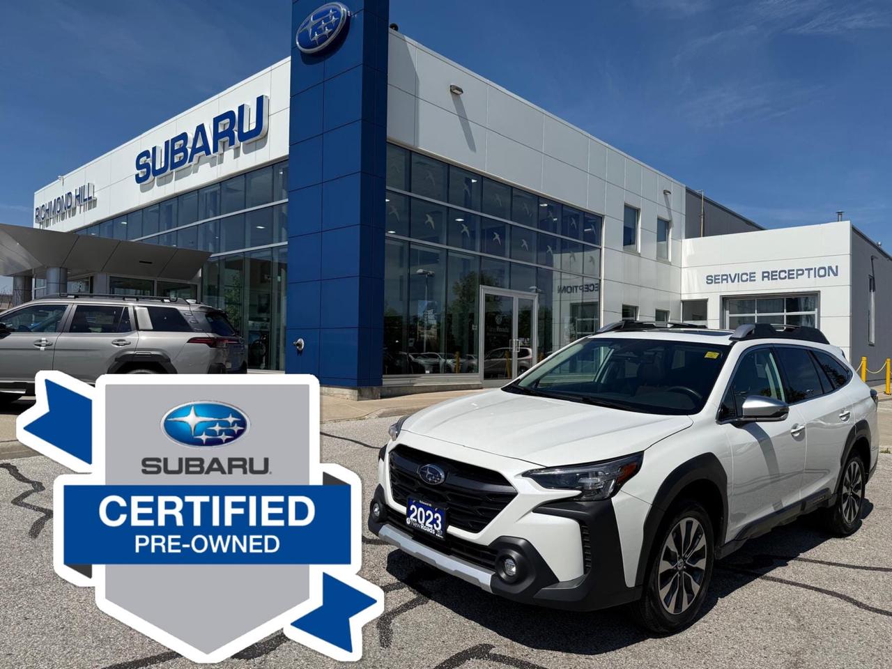 <h2><strong>Peak Refinement: The 2023 Subaru Outback Premier XT</strong></h2>

<p>Discover the perfect fusion of rugged capability and sophisticated luxury with the <strong>2023 Subaru Outback Premier XT</strong>. As the top-of-the-range model in the Outback lineup, the Premier XT offers a premium driving experience designed for those who refuse to compromisecombining powerful turbocharged performance with an upscale, feature-rich interior that is ready for any adventure.</p>

<h3><strong>Key Highlights</strong></h3>

<ul>
 <li>
 <p><strong>Turbocharged Power:</strong> Experience robust performance with the <strong>2.4L turbocharged SUBARU BOXER® engine</strong>, delivering an impressive <strong>260 horsepower</strong> and <strong>277 lb-ft of torque</strong>. Its paired with a smooth Lineartronic® CVT and Subarus legendary <strong>Symmetrical Full-Time All-Wheel Drive</strong> for confidence in all conditions.</p>
 </li>
 <li>
 <p><strong>Elevated Luxury:</strong> Step inside a refined cabin featuring exquisite <strong>Nappa leather upholstery</strong>. Stay comfortable in any climate with <strong>heated and ventilated front seats</strong>, <strong>heated rear outboard seats</strong>, and a <strong>heated steering wheel</strong>.</p>
 </li>
 <li>
 <p><strong>Advanced Safety Technology:</strong> The Premier XT leads the way in protection with the latest <strong>EyeSight® Driver Assist Technology</strong>, now enhanced with a <strong>wide-angle mono camera</strong> to better detect pedestrians and cyclists. It also includes a full <strong>LCD Smart Rearview Mirror</strong> for clearer visibility.</p>
 </li>
 <li>
 <p><strong>Premium Connectivity:</strong> Command your drive with the intuitive <strong>11.6-inch tablet-style touchscreen</strong> featuring standard GPS navigation, wireless Apple CarPlay® and Android Auto connectivity, and a crisp <strong>12-speaker Harman/Kardon® premium audio system</strong>.</p>
 </li>
 <li>
 <p><strong>Designed for Versatility:</strong> With <strong>8.7 inches of ground clearance</strong> and a towing capacity of <strong>3,500 lbs</strong>, this wagon is as capable on the trail as it is comfortable on the highway, all while maintaining a convenient, car-like step-in height.</p>
 </li>
</ul>
<p><span style=font-size:16px><span style=color:#3498db><strong>Richmond Hill&rsquo;s Subaru Certified Pre-Owned (RHSCPO)</strong></span></span></p>

<p><span style=color:#3498db><strong>Qualifying RHSCPO Vehicles (RHSCPO Badged Vehicles)</strong></span></p>

<p><strong>- &nbsp; &nbsp; &nbsp; Exclusive Selection of Pre-Owned Subaru Vehicles</strong></p>

<p><strong>- &nbsp; &nbsp; &nbsp; 160-Point Inspection By Subaru Trained Technicians and Subaru Approved Parts</strong></p>

<p><strong>- &nbsp; &nbsp; &nbsp; 24-Hour Roadside Assistance</strong></p>

<p><strong>- &nbsp; &nbsp; &nbsp; MySubaru Connected Services 1 Year Free Subscription (on equipped vehicles)</strong></p>

<p><strong>- &nbsp; &nbsp; &nbsp; Guarantee Carfax Claims Under $5000</strong></p>

<p><span style=color:#3498db><strong>RHSCPO Warranty Coverage</strong></span></p>

<p><strong>- &nbsp; &nbsp; &nbsp; Pre-Owned Subarus Up To 8 Model Years with <160,000km Include A 3 Month 5,000km Subaru Warranty</strong></p>

<p><strong>- &nbsp; &nbsp; &nbsp; Pre-Owned Subarus Up To 5 Model Years with <100,000km Still Under New Vehicle Limited Warranty Expiring Within 6 Months Or 10,000km Include A 42 Month - 70,000km Warranty From The Original In-Service Date.</strong></p>

<p><strong>- &nbsp; &nbsp; Pre-Owned Subarus Up To 5 Model Years with <100,000km With Expired New Vehicle Limited Warranty Includes a 6M - 10,000km Subaru Warranty</strong></p>

<p><em><strong><span style=font-size:16px>**All advertising pricing is for financing purchases, all cash purchases will have a&nbsp;surcharge.&nbsp;Visit us&nbsp;for our cash price or call/email us for more details.</span></strong></em></p>

<p><em><strong>***Surcharge rates based on the selling price</strong></em></p>

<p><em><strong>$0-$9,999&nbsp;= $0 </strong></em></p>

<p><em><strong>$10,000-$19,999=$1,250 </strong></em></p>

<p><em><strong>$20,000-$29,999=$1750 </strong></em></p>

<p><em><strong>$30,000-$39,999=$2200 </strong></em></p>

<p><em><strong>$40,000+ =$2500</strong></em></p>

<p><span style=color:#3498db><strong>ALL PRE-OWNED VEHICLES INCLUDE:</strong></span></p>

<p><strong>- &nbsp; &nbsp; &nbsp; Safety Certification completed to the highest standards by Factory Trained Technicians</strong></p>

<p><strong>- &nbsp; &nbsp; &nbsp; Complimentary Oil Change</strong></p>

<p><strong>- &nbsp; &nbsp; &nbsp; Full Exterior + Interior Detailing</strong></p>

<p><strong>- &nbsp; &nbsp; &nbsp; Full Tank of Gas</strong></p>

<p><strong>- &nbsp; &nbsp; &nbsp; Accident Report</strong></p>

<p><span style=color:#3498db><strong>WHY BUY FROM RICHMOND HILL SUBARU?</strong></span></p>

<p><strong>- &nbsp; &nbsp; &nbsp; All of our Pre-Owned Vehicles include our &ldquo;Market Value Pricing&rdquo;. We use sophisticated software to determine the lowest price we can sell our vehicles for, and then give you that low price right upfront.</strong></p>

<p><strong>- &nbsp; &nbsp; &nbsp; We provide a safe and easy way that you can complete your entire purchase from the comfort of your home.</strong></p>

<p><strong>- &nbsp; &nbsp; &nbsp; We do everything possible to make it fun and easy to do business with us. Read some of our Google reviews to see what our customers say.</strong></p>

<p><span style=color:#3498db><strong>FINANCING AVAILABLE:</strong></span></p>

<p><strong>- &nbsp; &nbsp; &nbsp; Trouble credit? New credit? Good credit? We offer financing for every kind of credit and we treat everyone with the same level of respect.</strong></p>

<p><strong>- &nbsp; &nbsp; &nbsp; Our Financial Service Managers will work until they secure the lowest rate possible on your behalf.</strong></p>

<p><strong>KEYS:</strong>&nbsp;All of NewRoads Richmond Hill Subaru&nbsp;Pre-Owned Vehicles are sold with one key. If we received a second&nbsp;key from the previous owner it will be included&nbsp;with the vehicle. If not, additional keys may be purchased from our Parts Department at the time of sale.</p>

<p><span style=color:#3498db><strong>We Also Offer</strong></span></p>

<p><strong>- &nbsp; &nbsp; &nbsp; Custom plans to protect your vehicle mechanically.</strong></p>

<p><strong>- &nbsp; &nbsp; &nbsp; Custom plans to protect your vehicle&rsquo;s appearance.</strong></p>

<p><strong>- &nbsp; &nbsp; &nbsp; Accessories to customize and personalize your vehicle.</strong></p>

<p><strong>**Prices are ALL IN. HST and Licensing are not included.</strong></p>

<p><strong>Richmond Hill Subaru also offers an online purchasing option so you can research, and even purchase, right from the comfort and safety of your couch, or any combination of online or in-store that works for you. Our team will be available to help you and walk you through the process.</strong></p>

<p><span style=color:#2980b9><strong>Find more details at https://www.richmondhillsubaru.com or call 905-883-3555 for more information or to make an appointment.</strong></span></p>